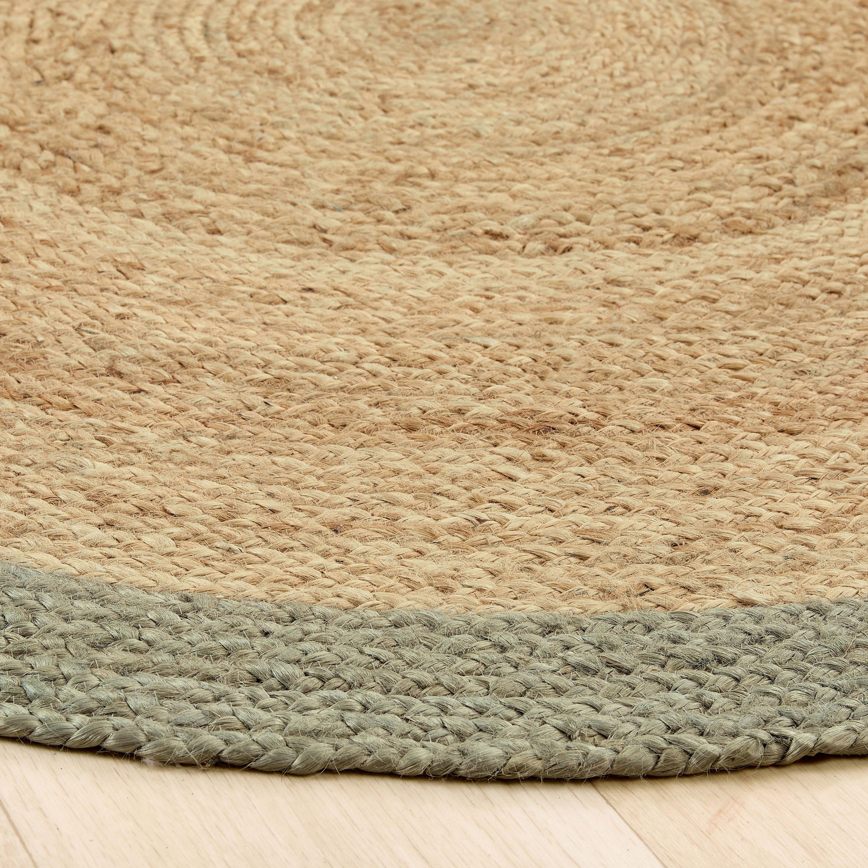 Green - Origin Rugs - Jute Border Rug - 3