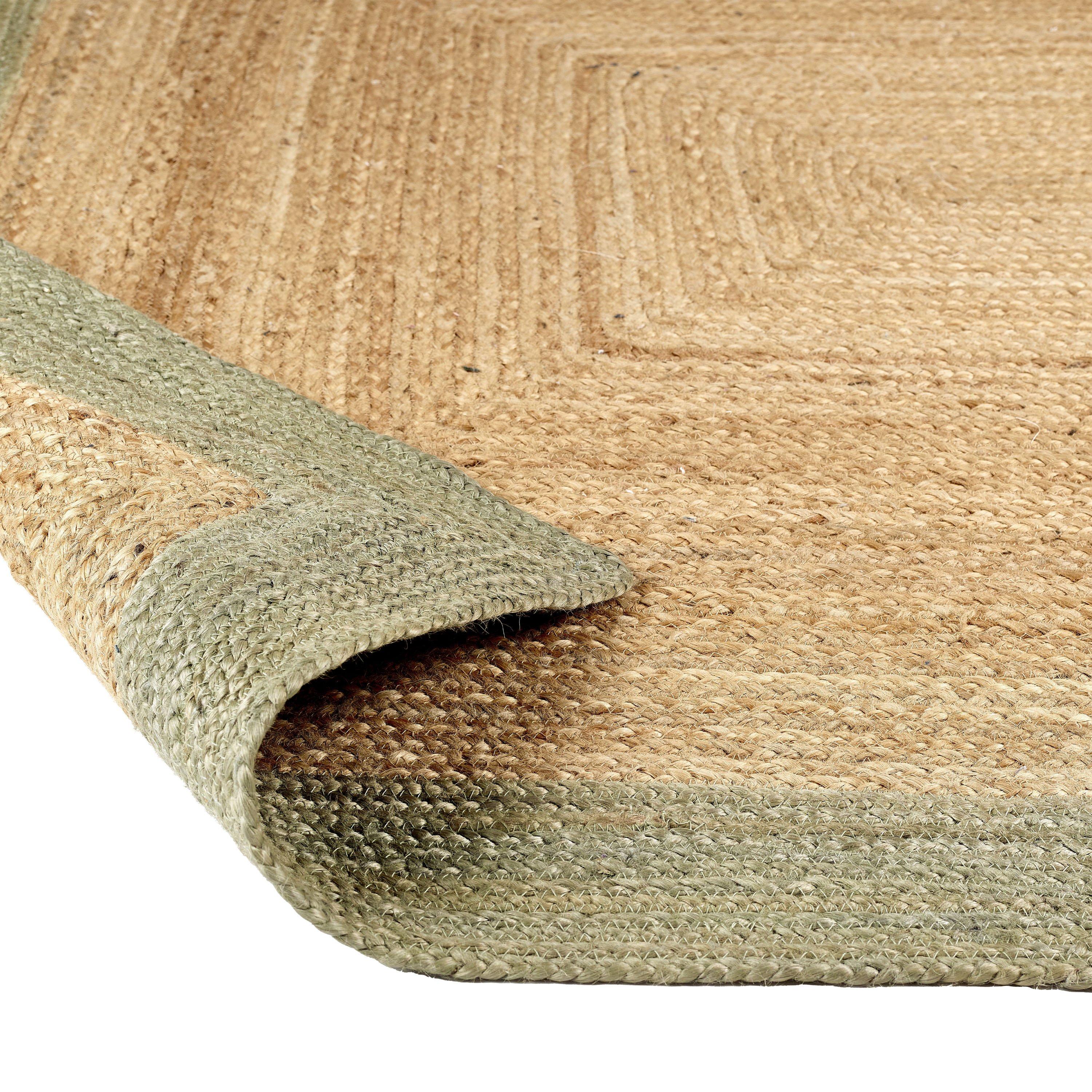 Green - Origin Rugs - Jute Border Rug - 4