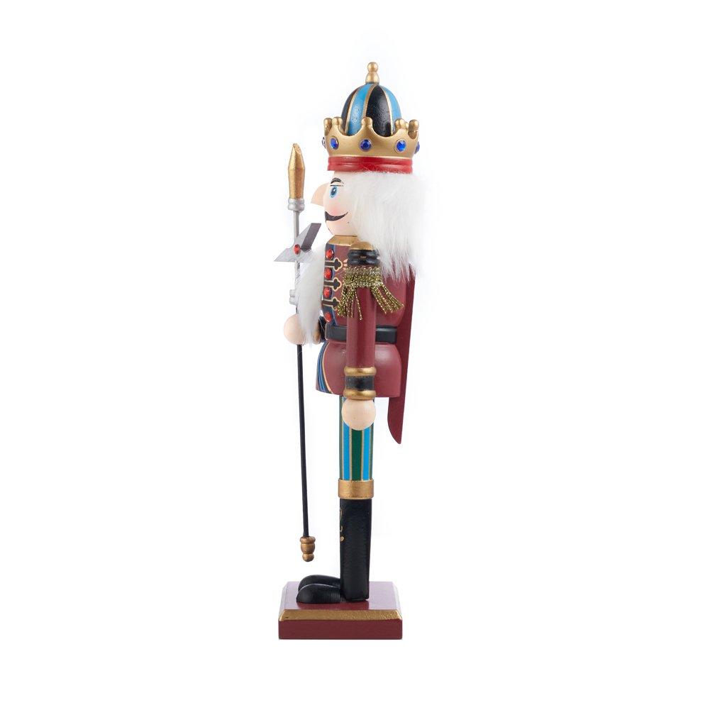 Multi - LIFE IDEAS - Wooden Nutcracker Soldier Ornament - 4