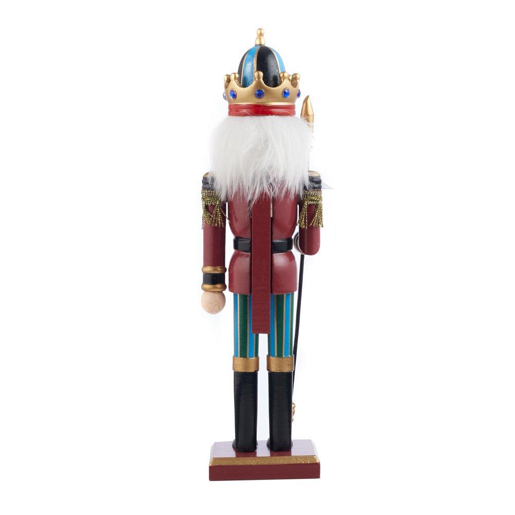 Multi - LIFE IDEAS - Wooden Nutcracker Soldier Ornament - 5