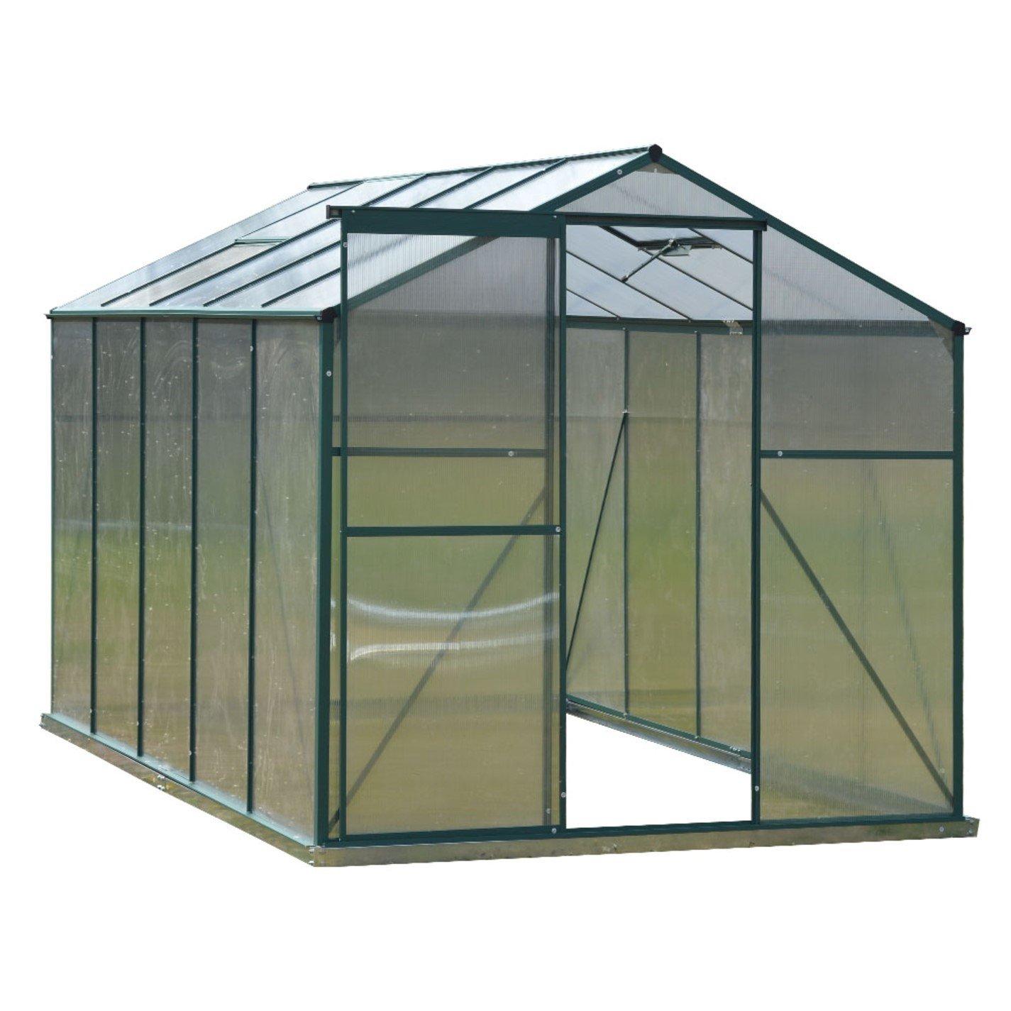 Green - Breeins - Outdoor 6x8Fts Garden Greenhouse with No Base - 3