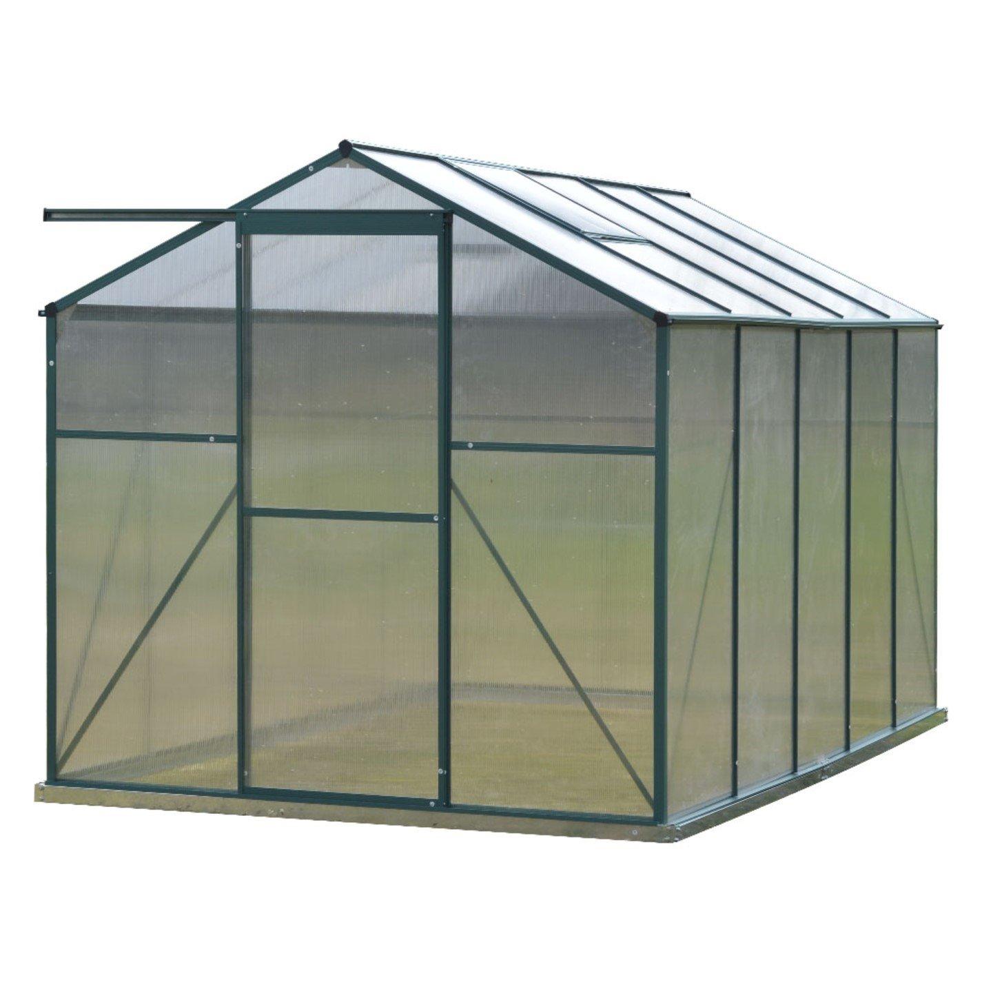 Green - Breeins - Outdoor 6x8Fts Garden Greenhouse with No Base - 4