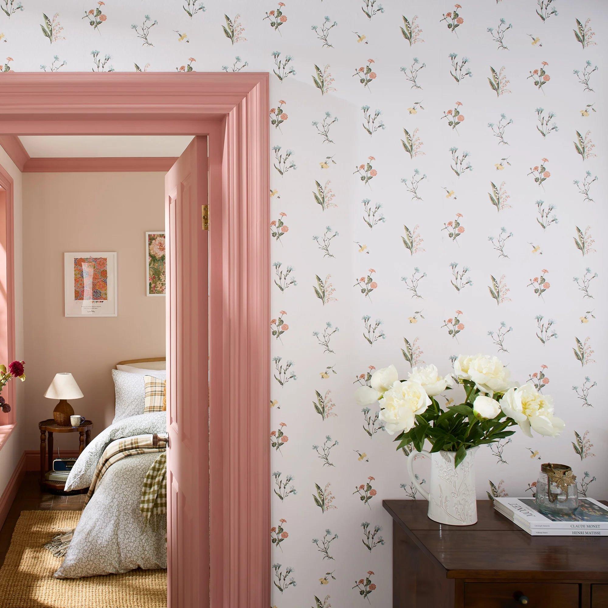 Multi - Laura Ashley - Cornflower Wallpaper - 2