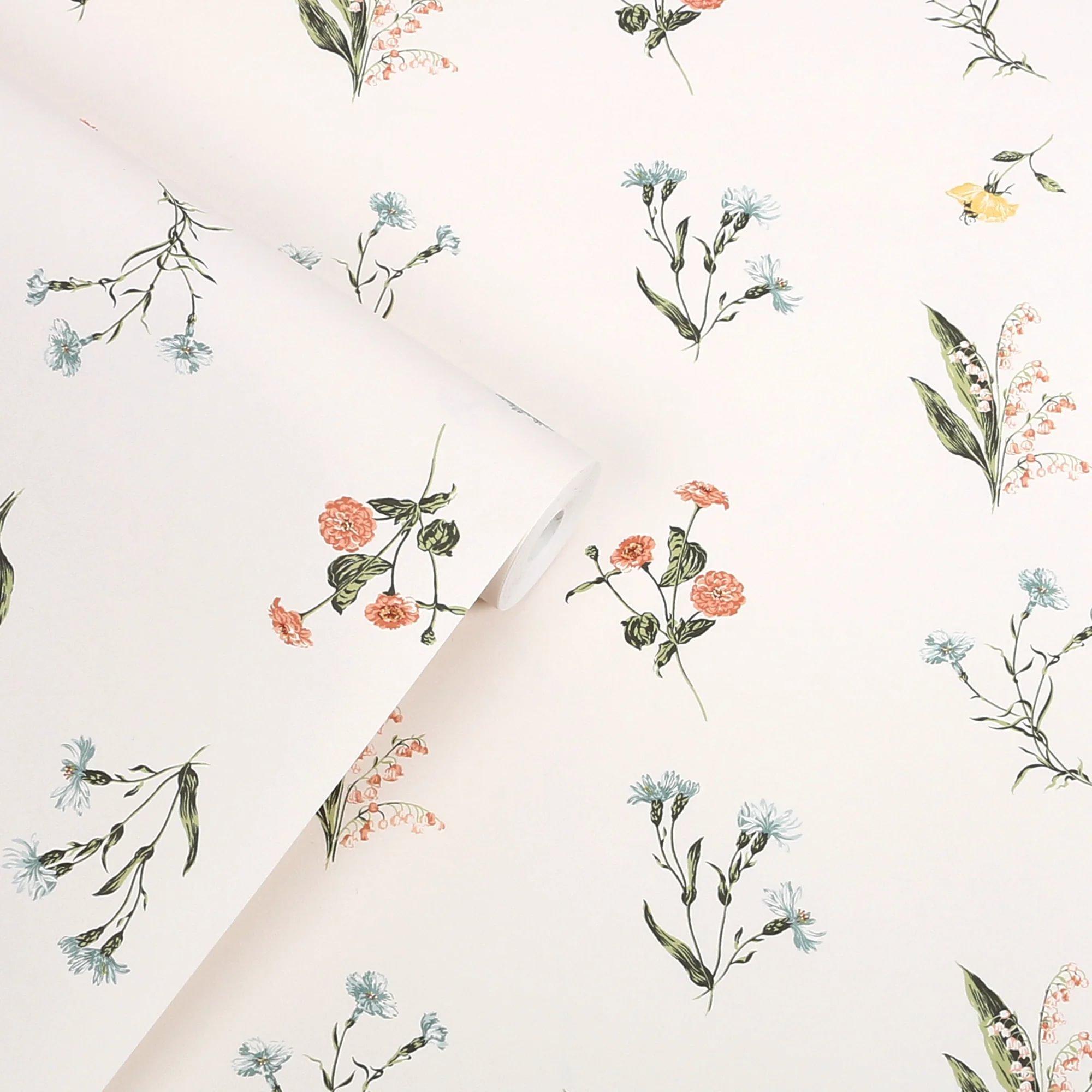 Multi - Laura Ashley - Cornflower Wallpaper - 3