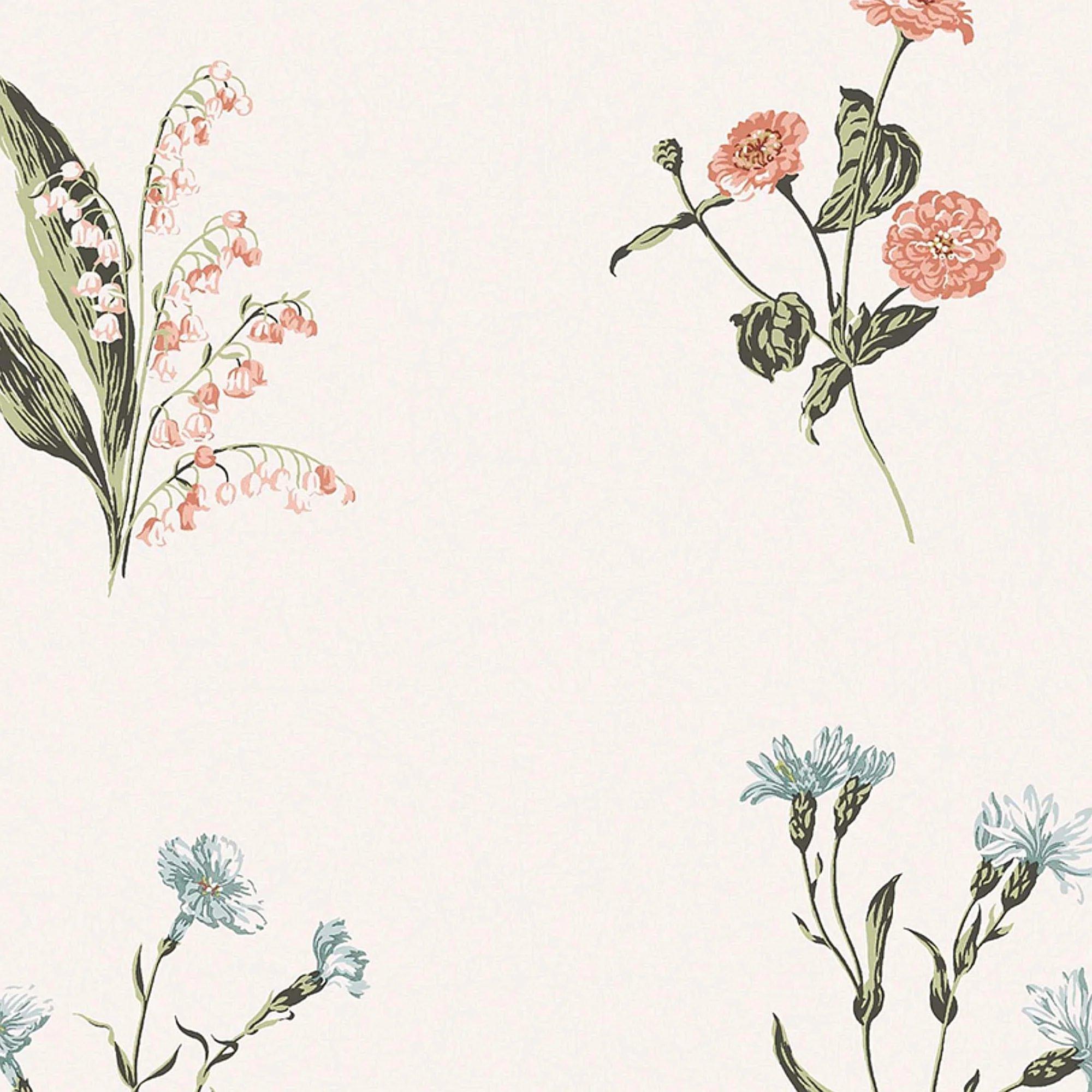 Multi - Laura Ashley - Cornflower Wallpaper - 4