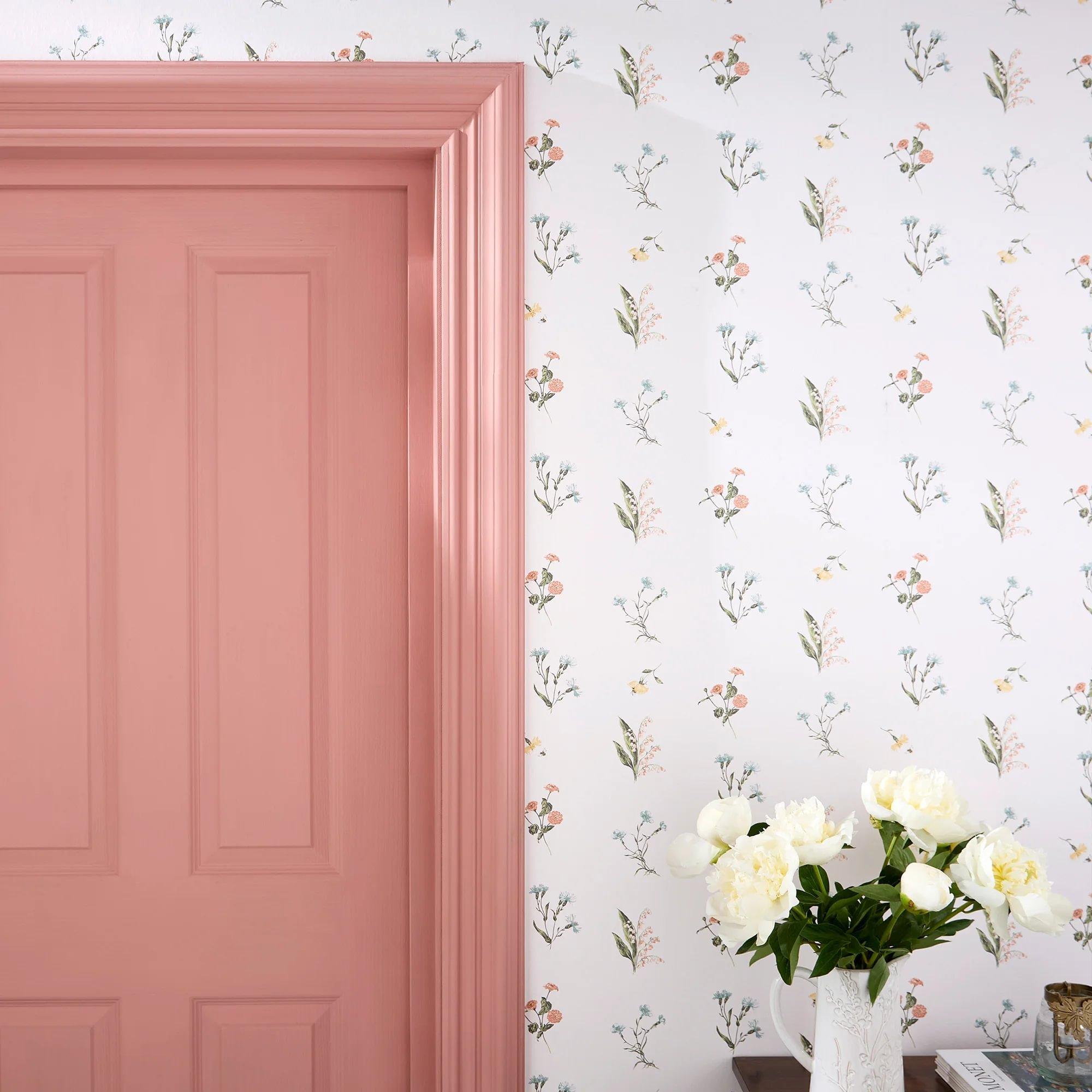 Multi - Laura Ashley - Cornflower Wallpaper - 5