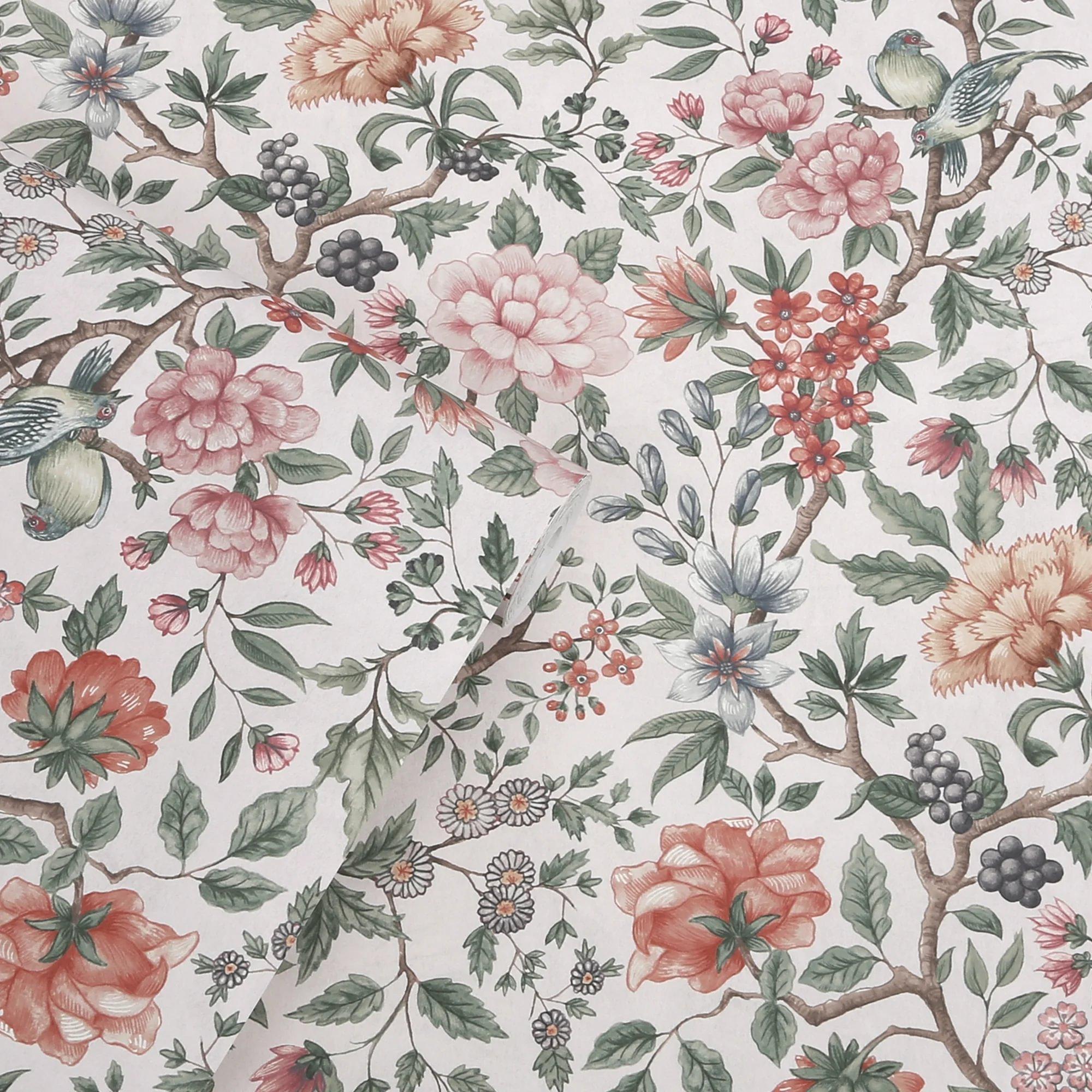 Multi - Laura Ashley - Ellenbrook Wallpaper - 3