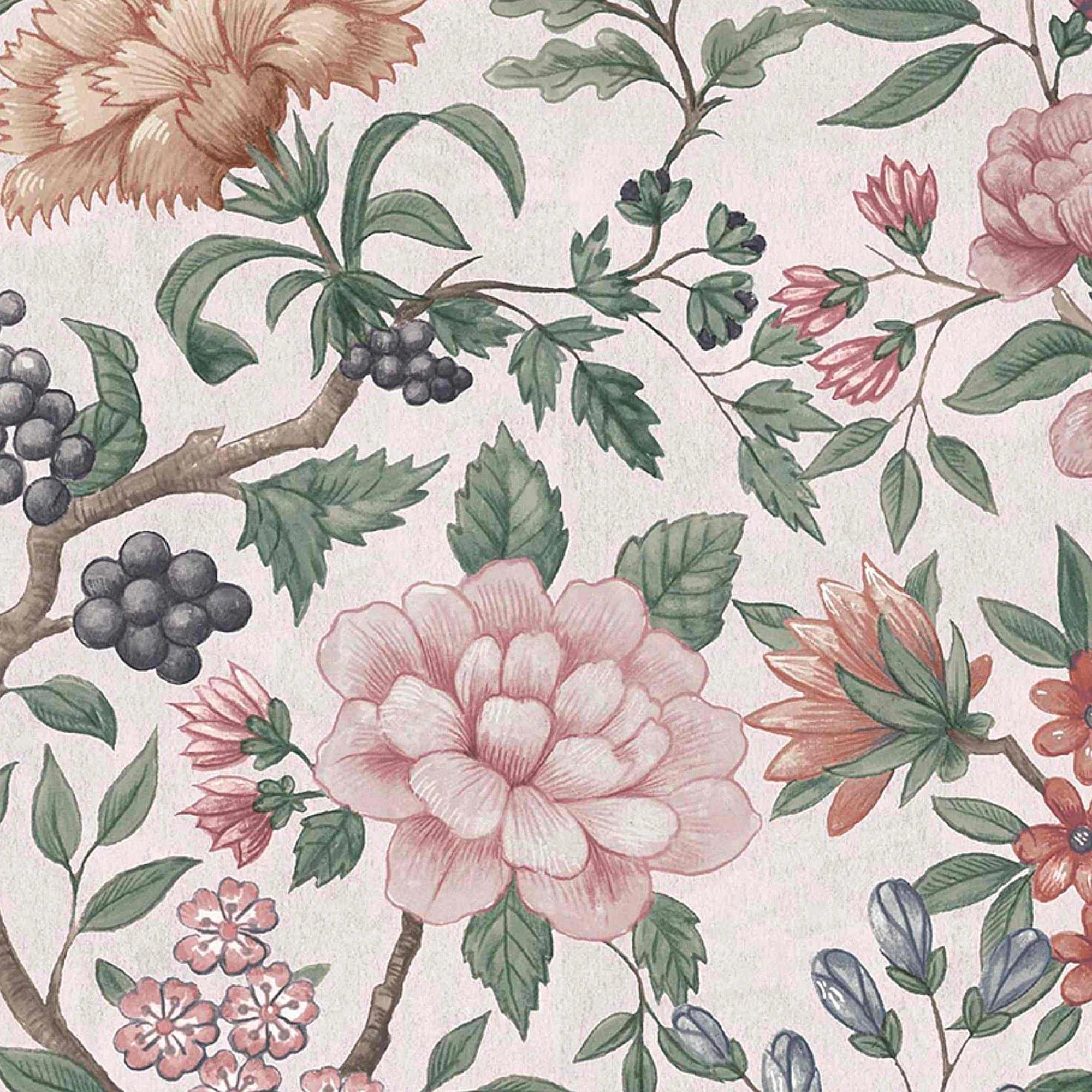 Multi - Laura Ashley - Ellenbrook Wallpaper - 4