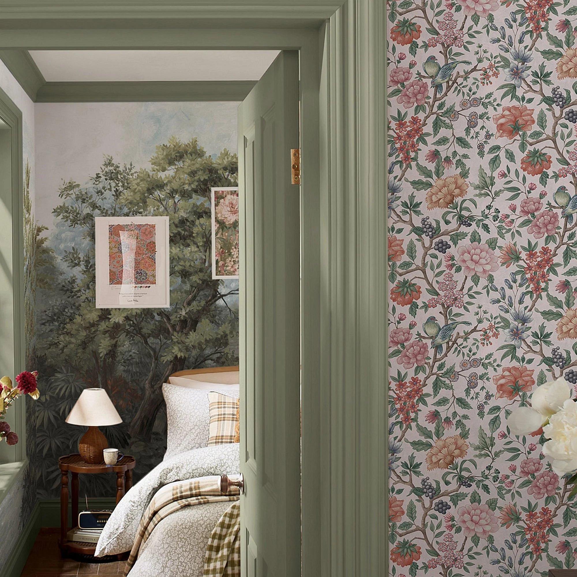 Multi - Laura Ashley - Ellenbrook Wallpaper - 5