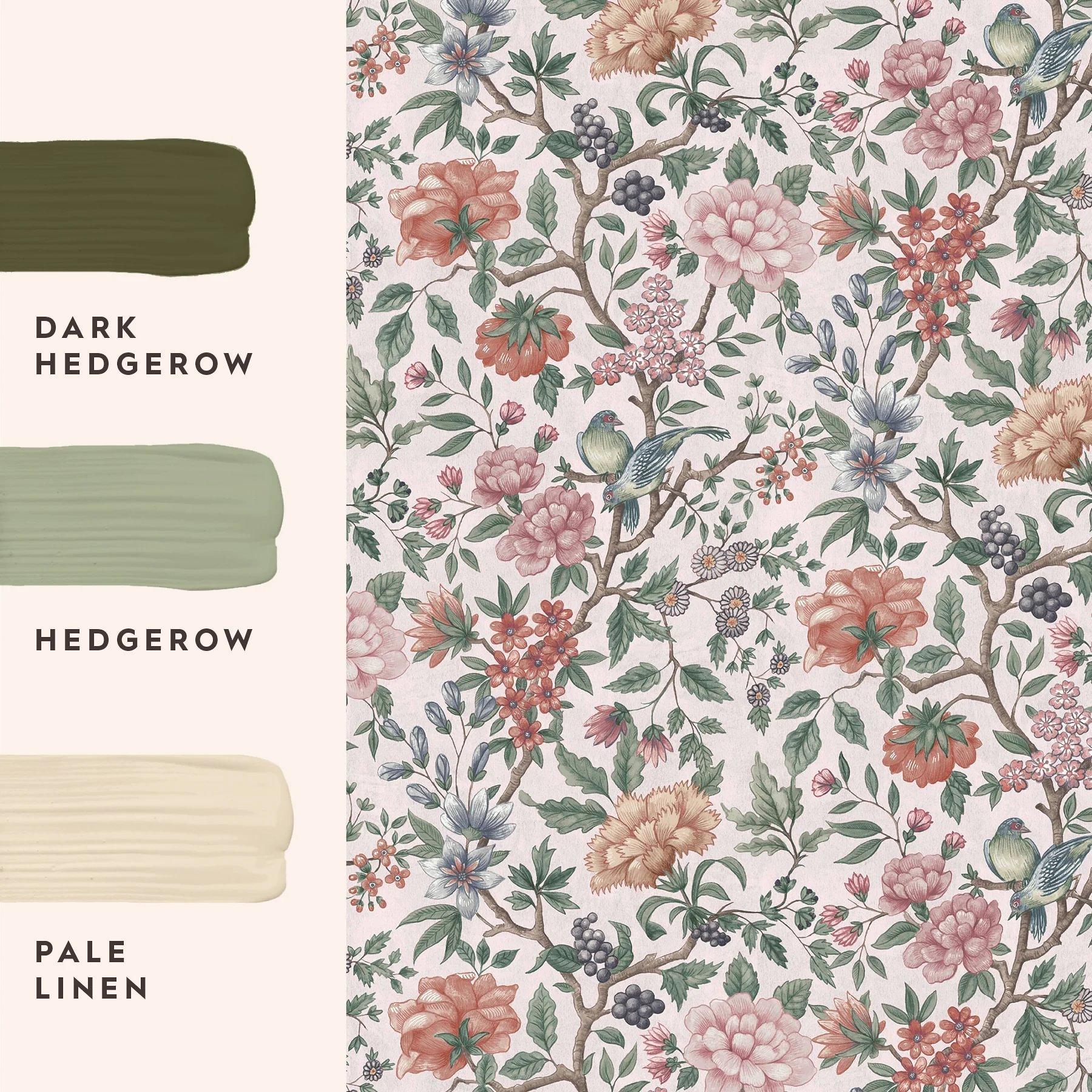 Multi - Laura Ashley - Ellenbrook Wallpaper - 6