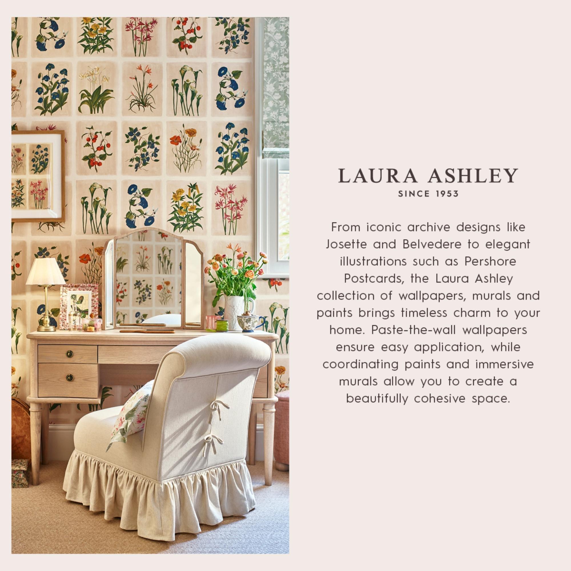 Multi - Laura Ashley - Ellenbrook Wallpaper - 7