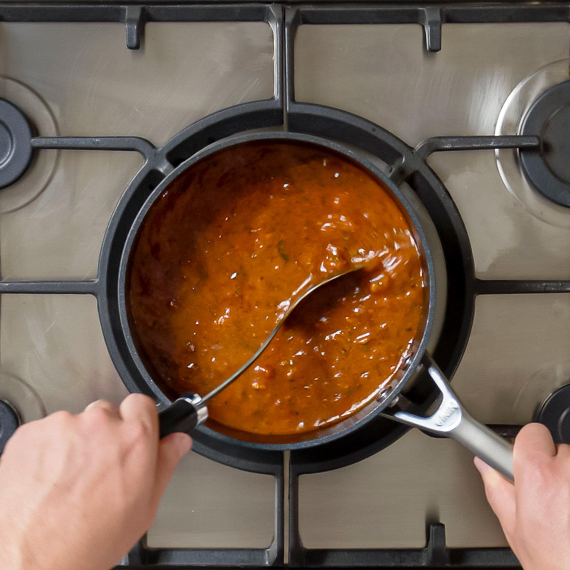 Grey - Ninja - Ninja Foodi ZEROSTICK 20cm Saucepan with Lid - 2