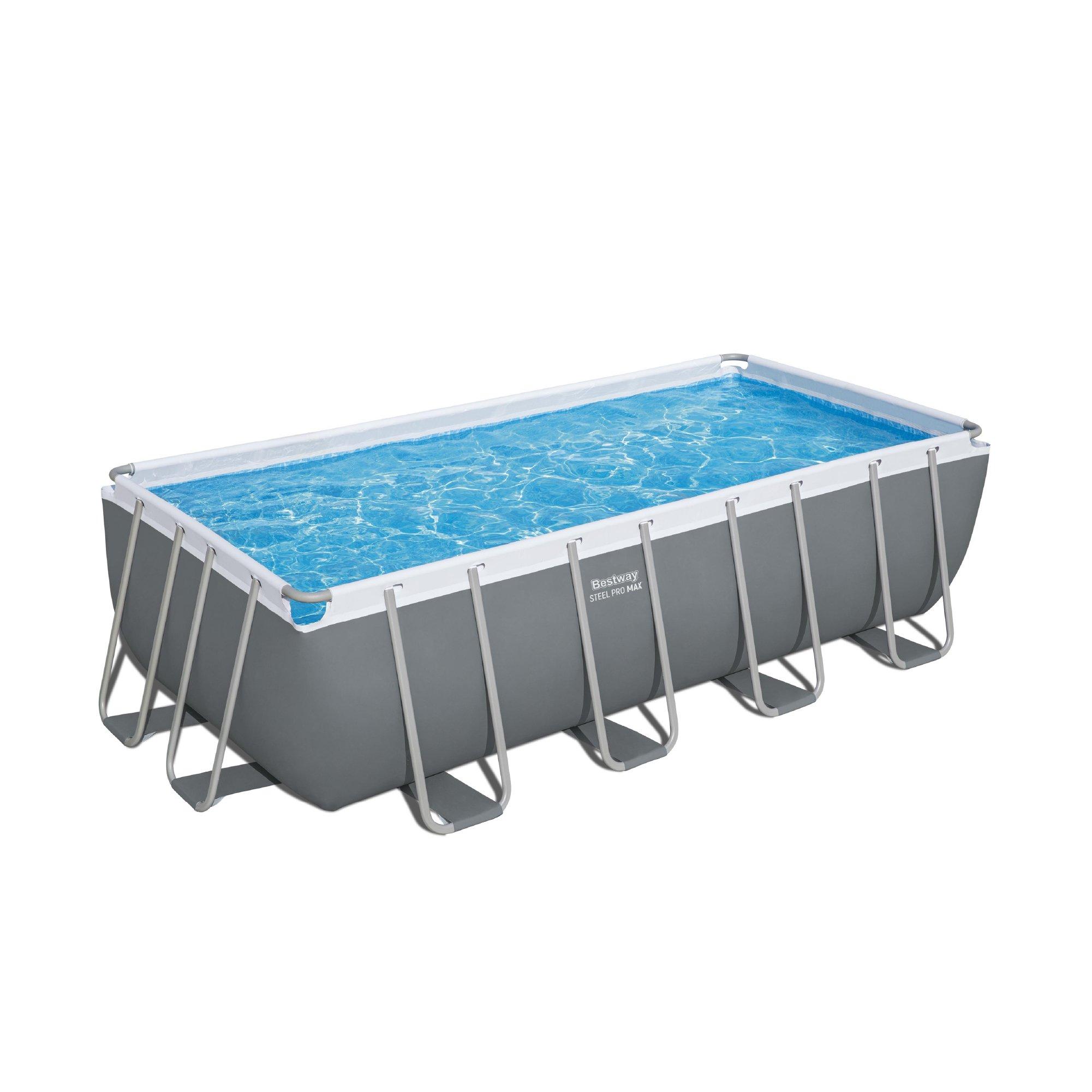 Bestway Steel Pro MAX™ 16 x 8 x 48 Rectangular Pool Set