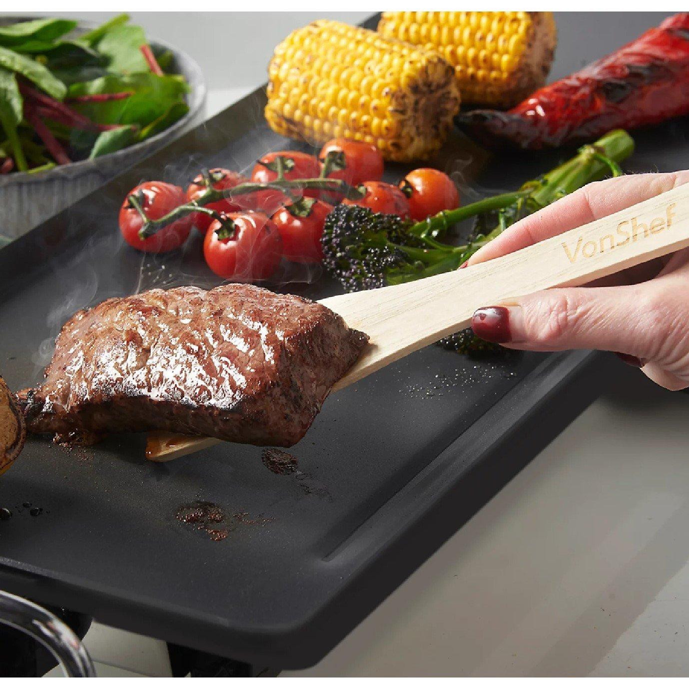 Silver - VonShef - Teppanyaki Grill - 6