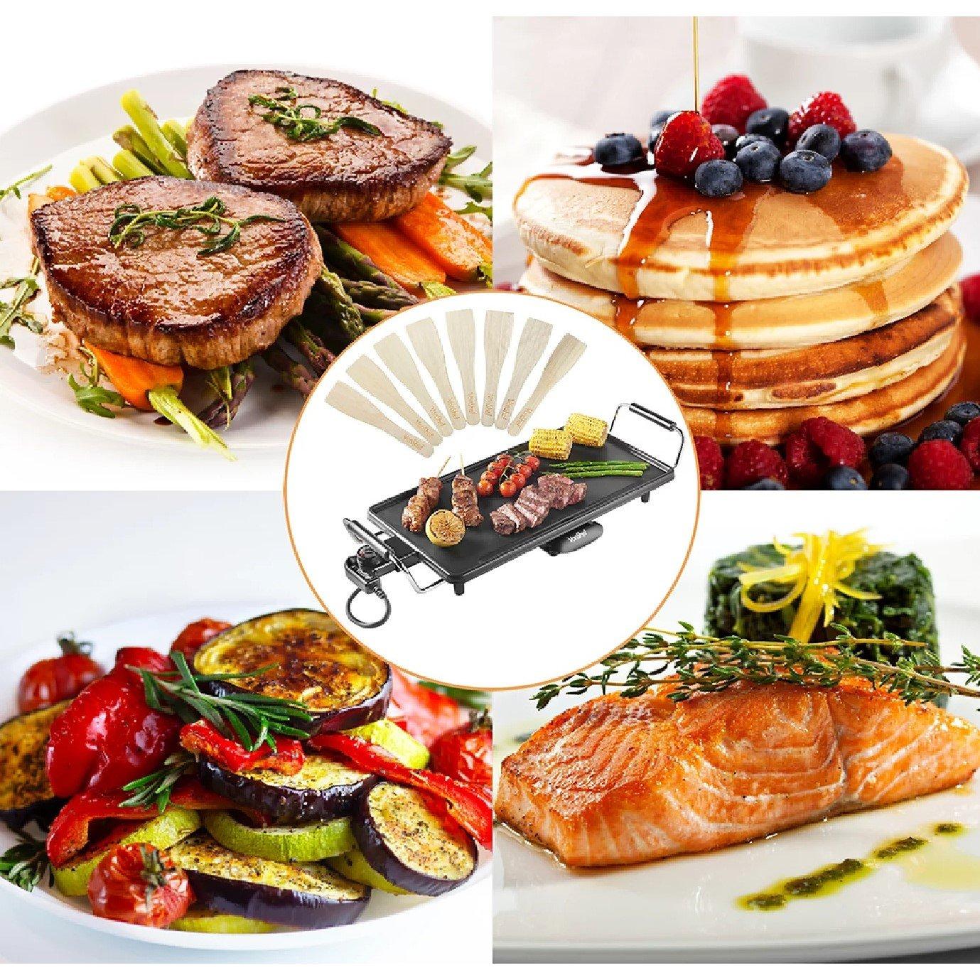 Silver - VonShef - Teppanyaki Grill - 9