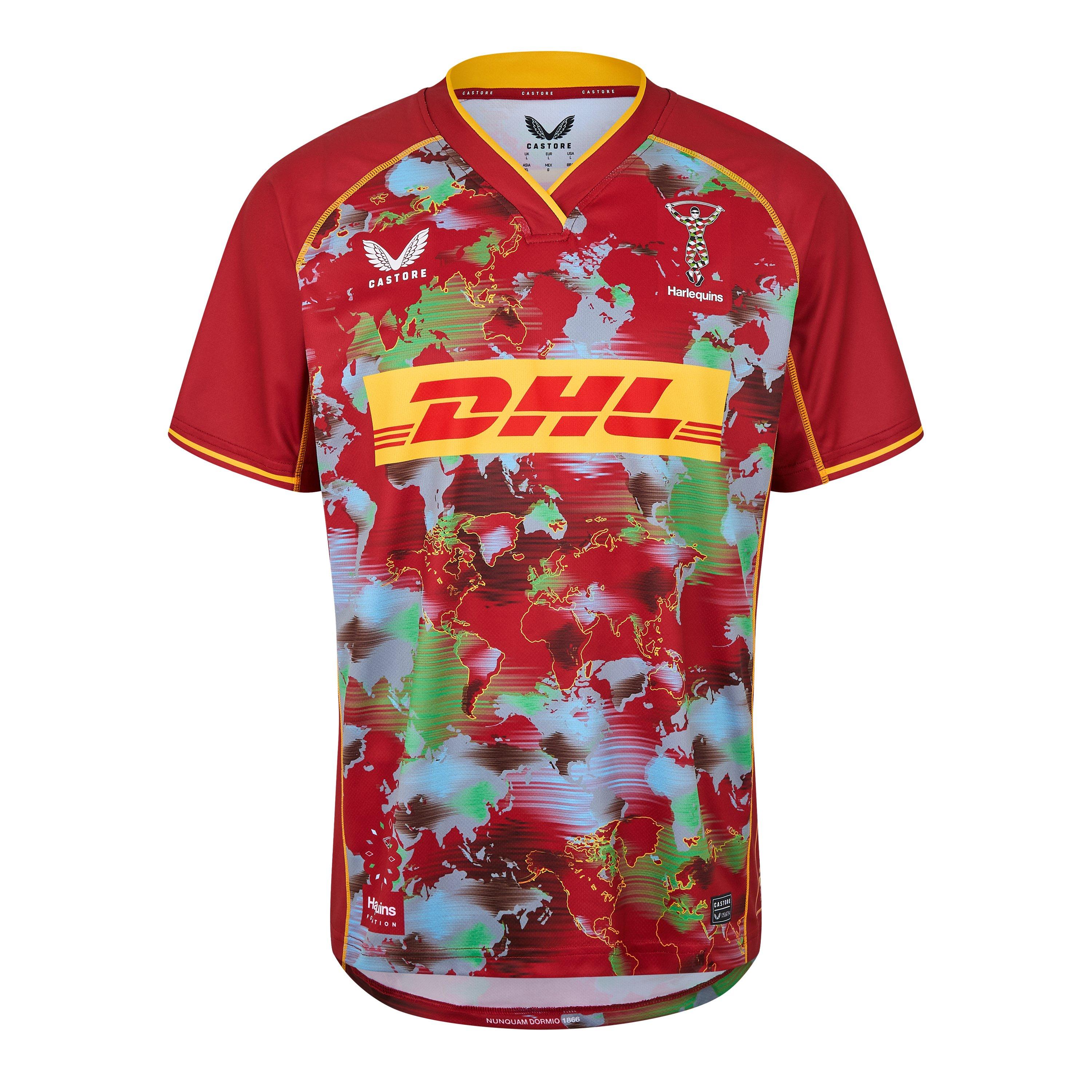 Red - Castore - Harlequins Big Game Shirt 2024 2025 Mens