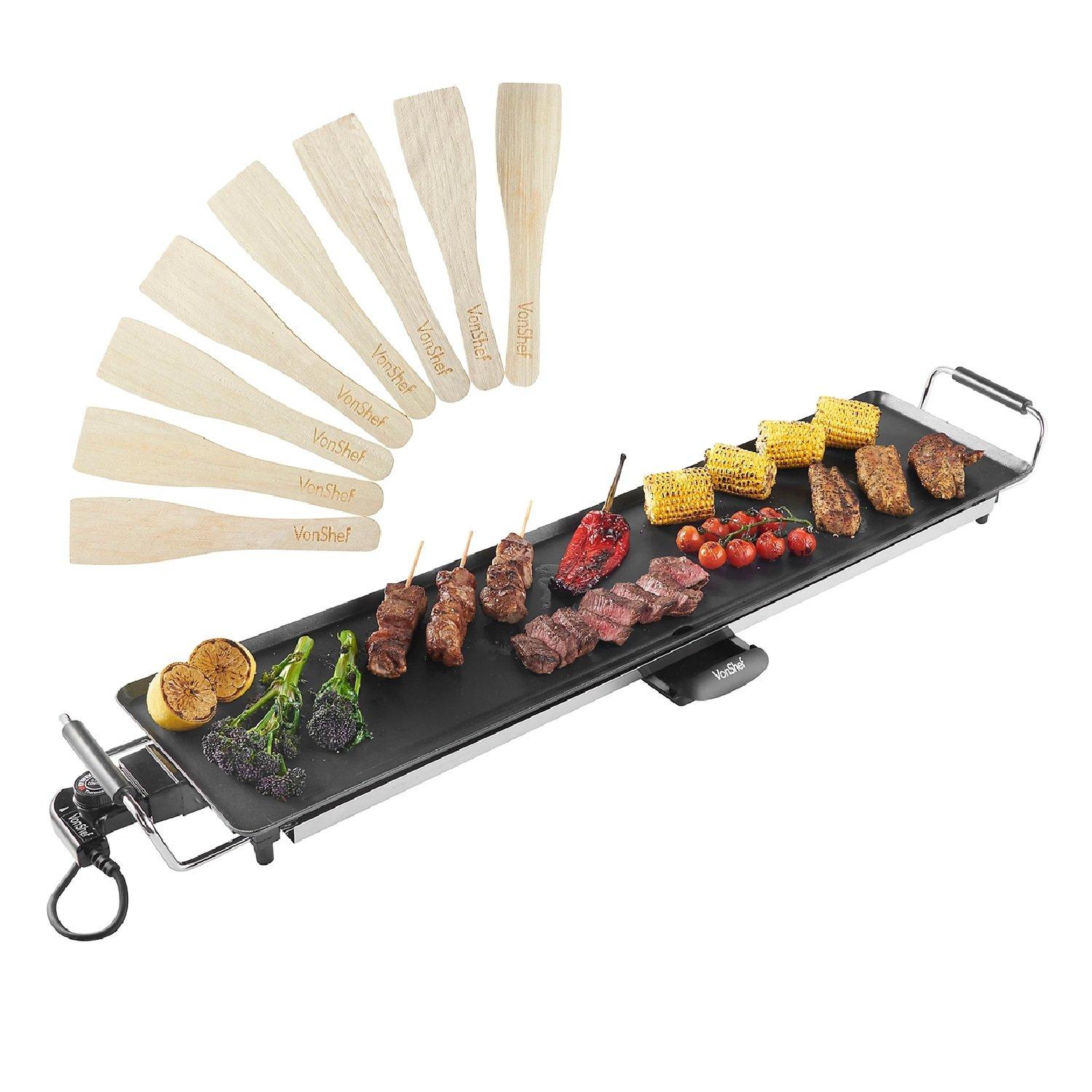Silver - VonShef - XXL Teppanyaki Grill - 1
