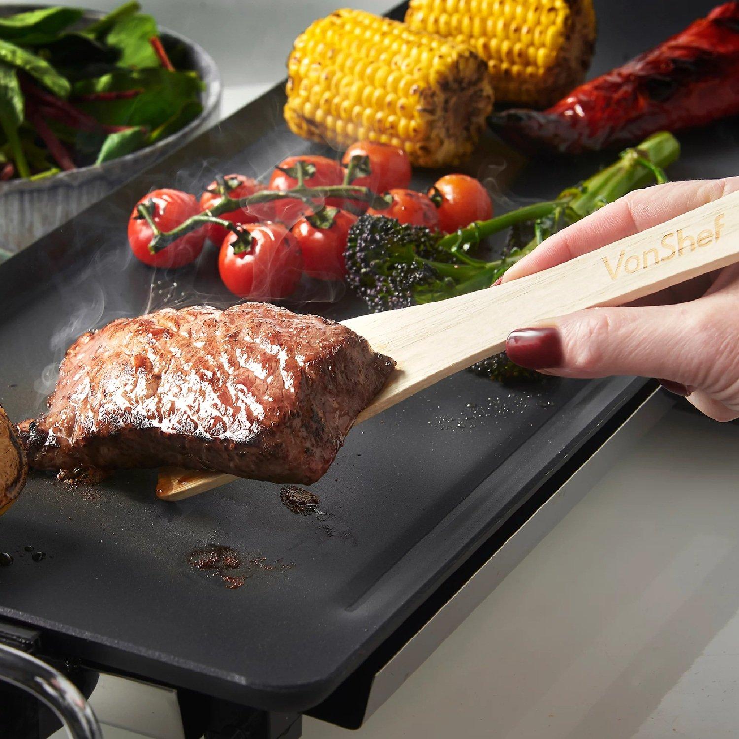 Silver - VonShef - XXL Teppanyaki Grill - 7