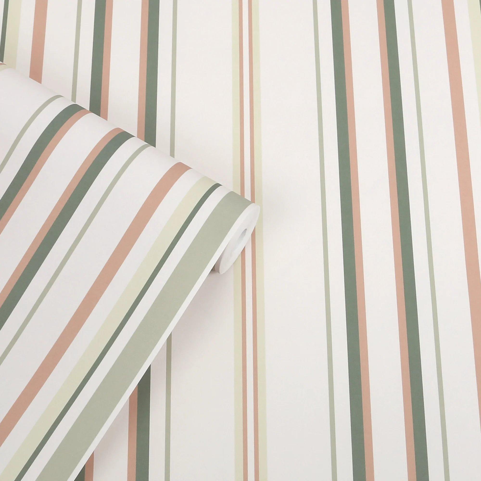 Hedgerow - Laura Ashley - Flinton Stripe Wallpaper - 3