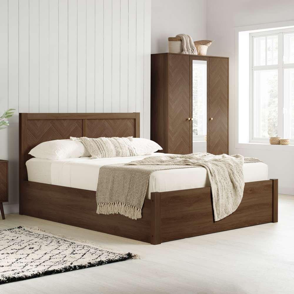 Birlea  Herringford King Ottoman Bed - Brown - King