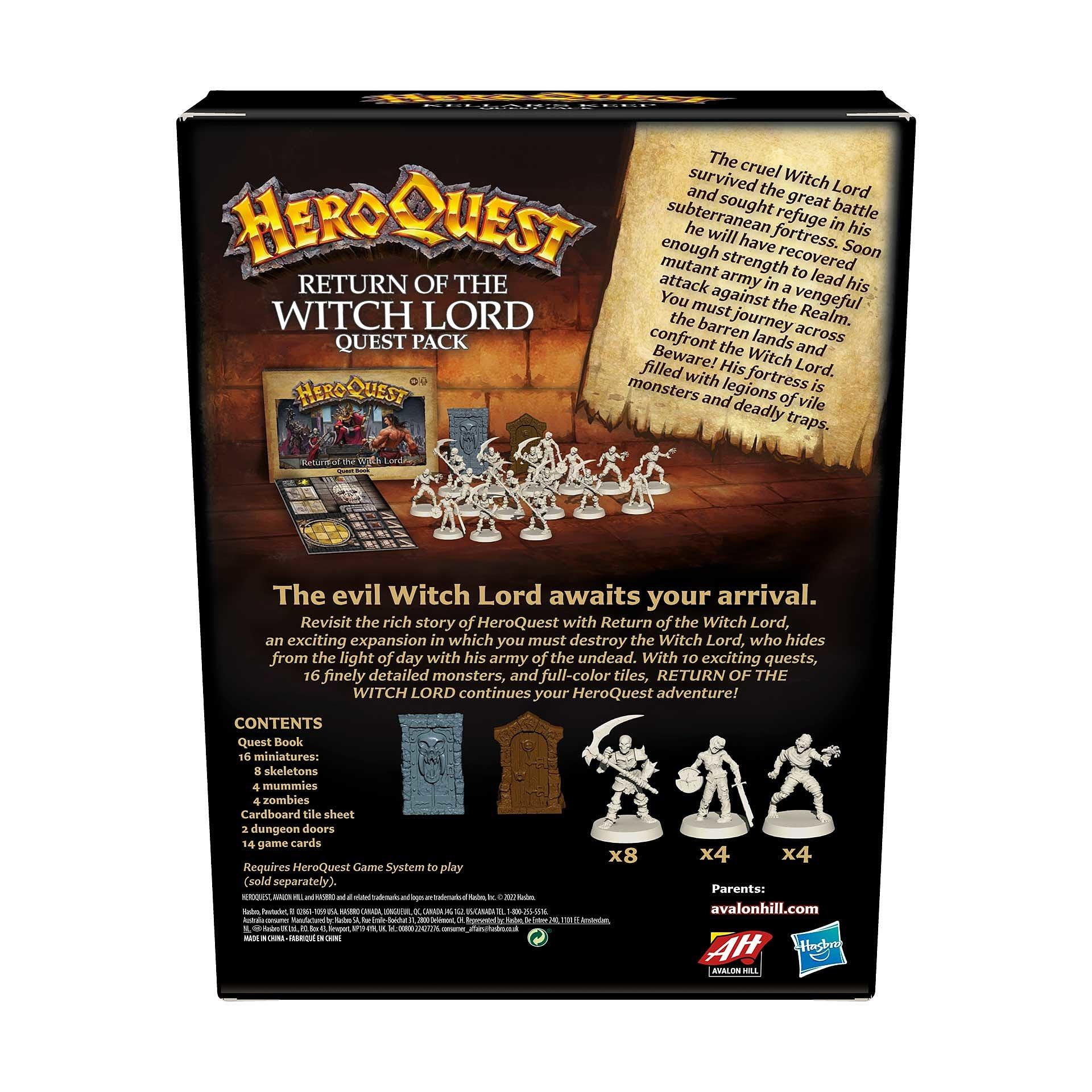 Marchandise - Hasbro - HeroQuest Expansion - Return Of Witchlord - 3