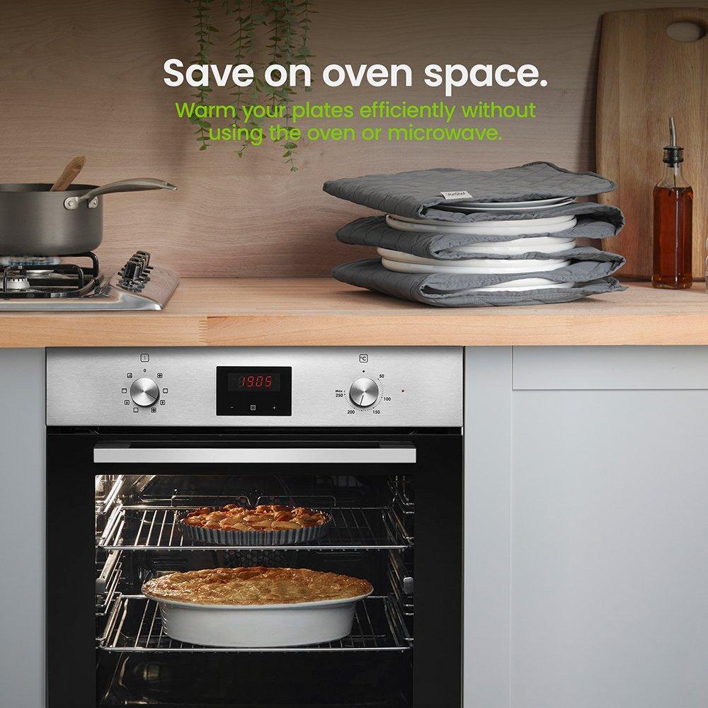 Grey - VonShef - Plate Warmer - 3