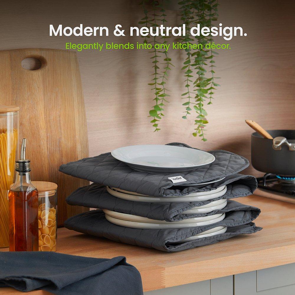 Grey - VonShef - Plate Warmer - 4