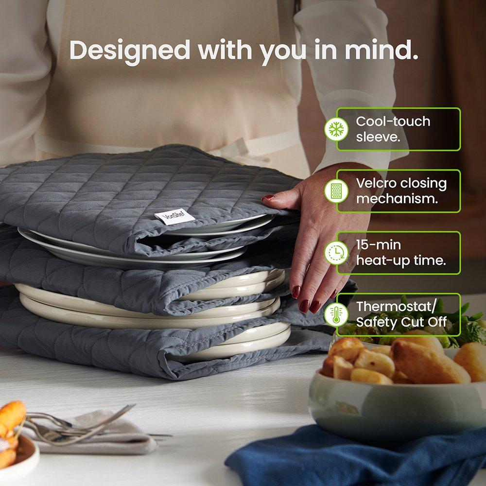 Grey - VonShef - Plate Warmer - 5