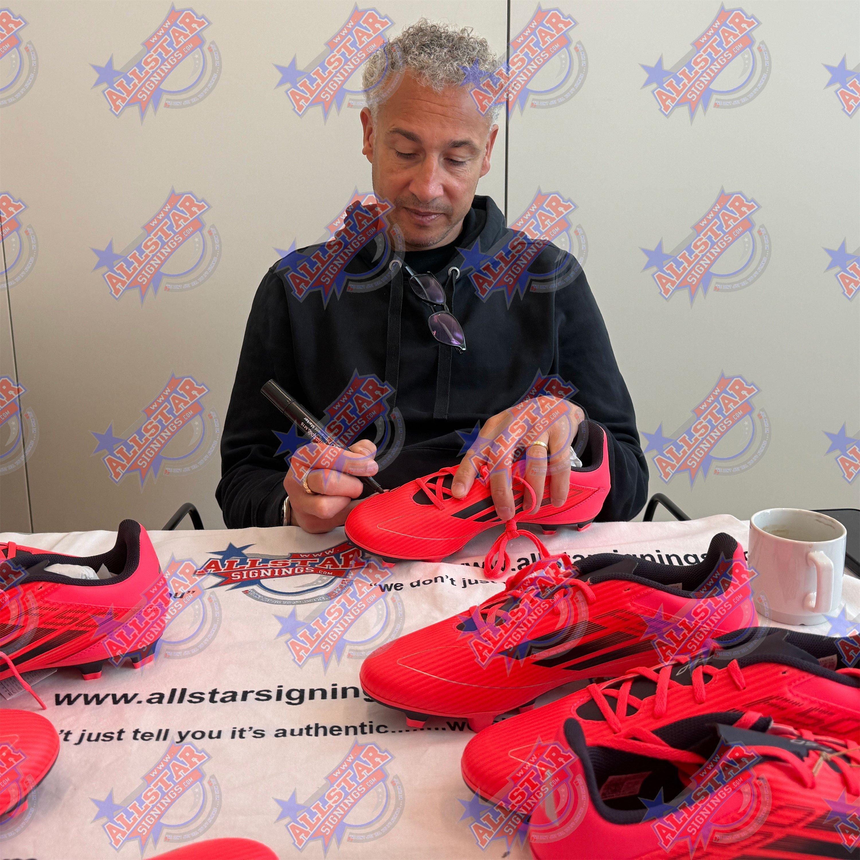 Pink - Celtic FC - Henrik Larsson signed Celtic boot - 2