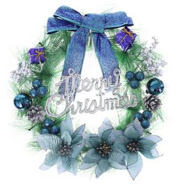LIFE IDEAS Elegant Christmas Wreath with Mixed Decorations