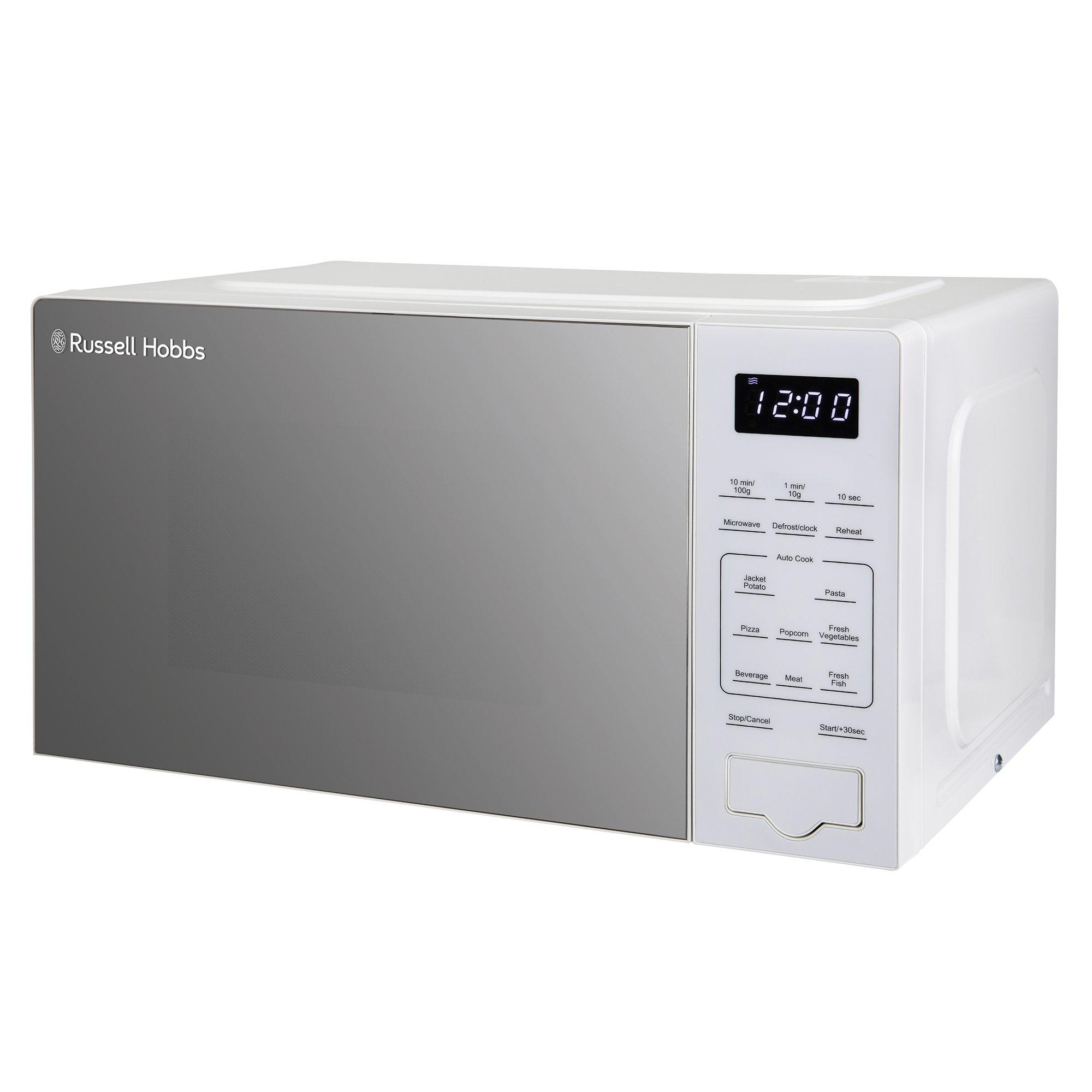 White - Russell Hobbs - RHMT2005-M/01 20L Touch Control Digital Microwave - 8