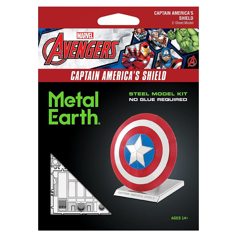 Mercadoria - Marvel - Metal Earth - Capt. America's Shield 3D Model Kit - 2