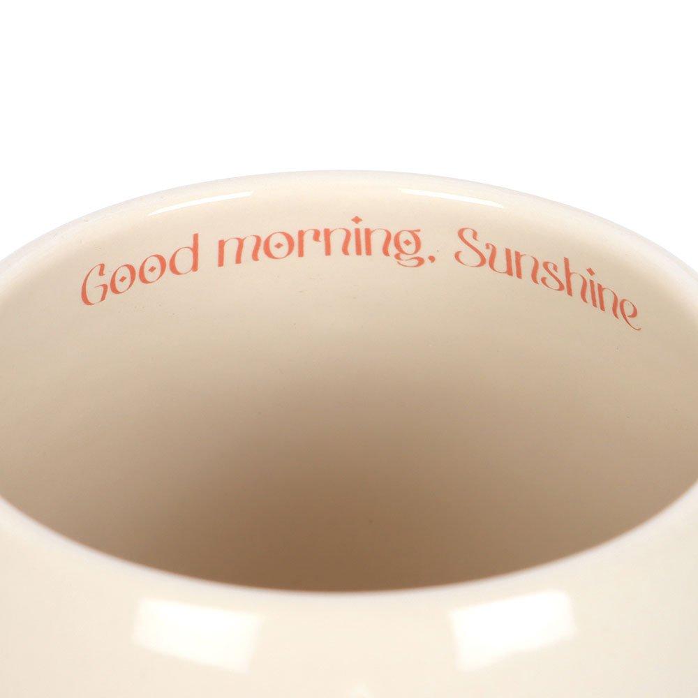 White - Something Different - Good Morning Sunshine Rounded Mug - 4