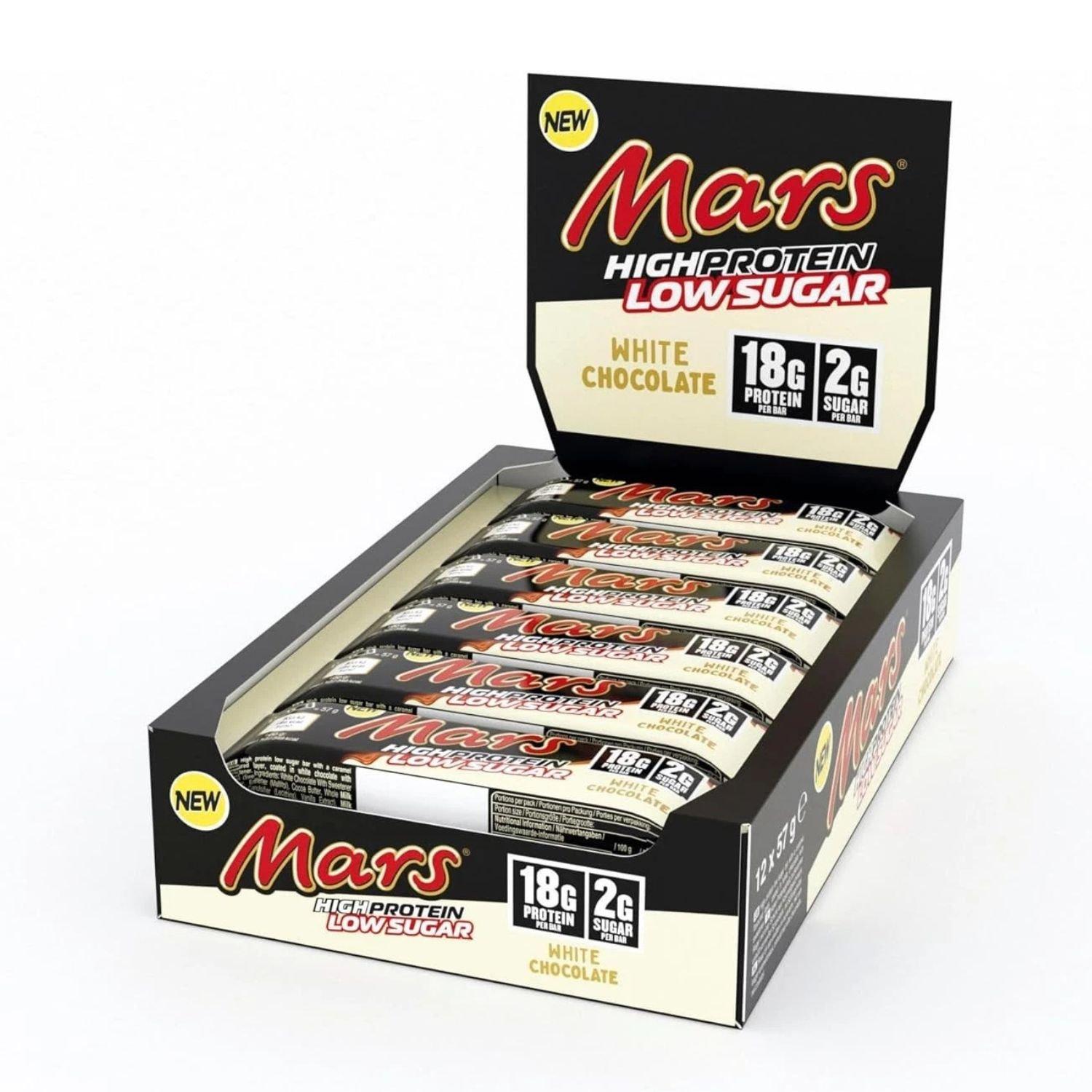 Mars Mars Hi Protein Low Sugar White Chocolate (12 Bars) - Neutral