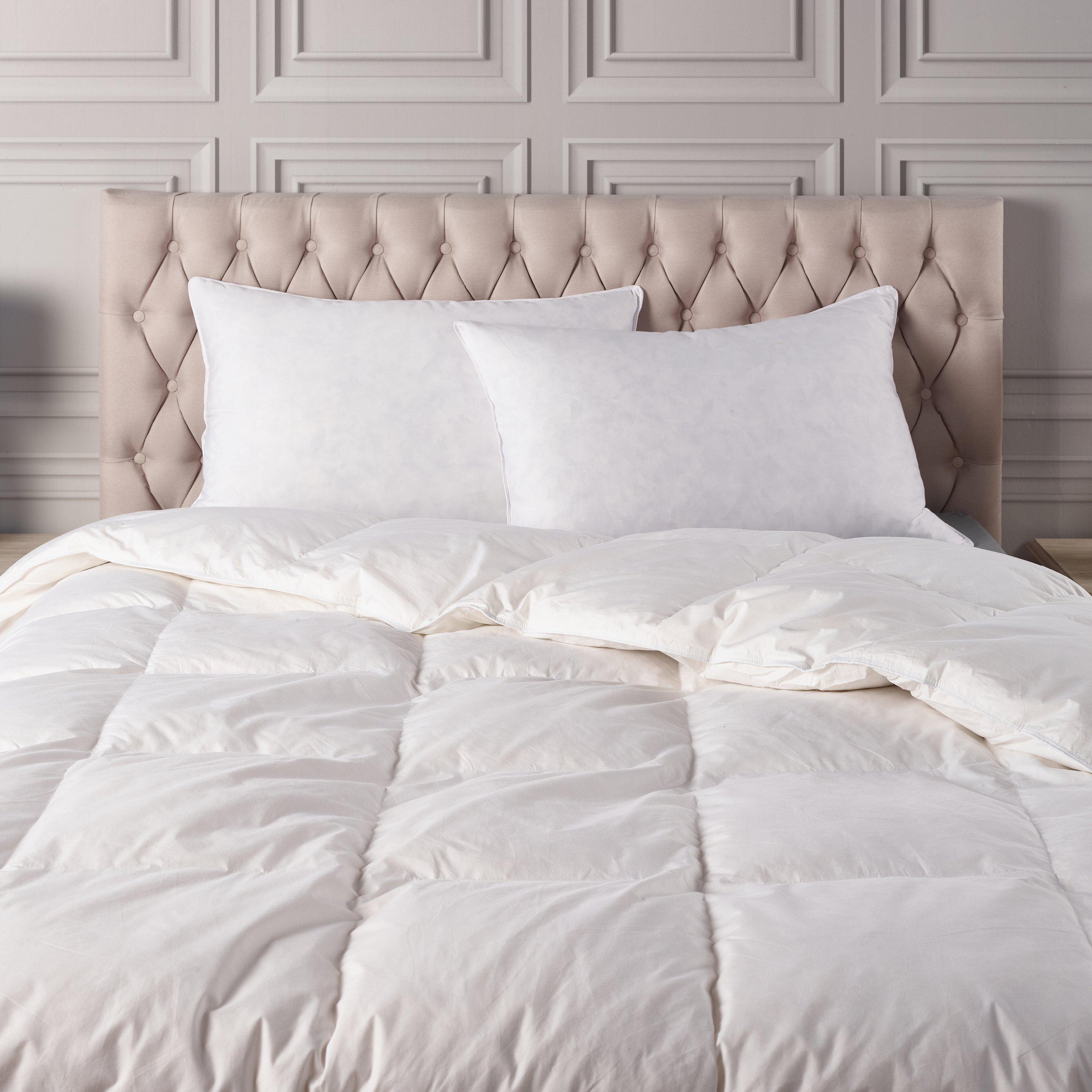 White - Downland - Luxury Cotton Duck Feather & Down 15 tog Duvet - 3