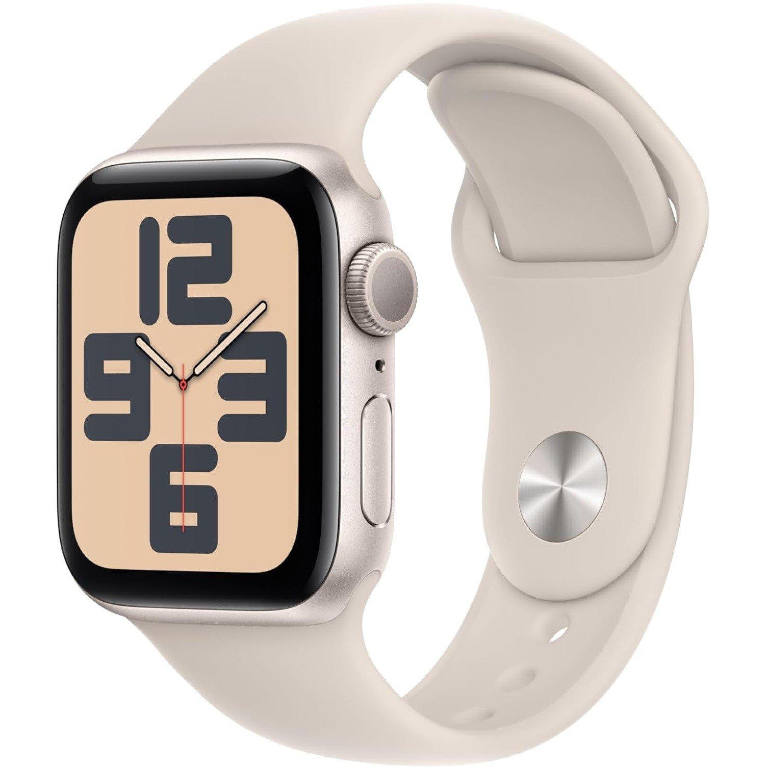 Starlight - Apple - Watch SE 40mm Sport Band Medium / Large - 1