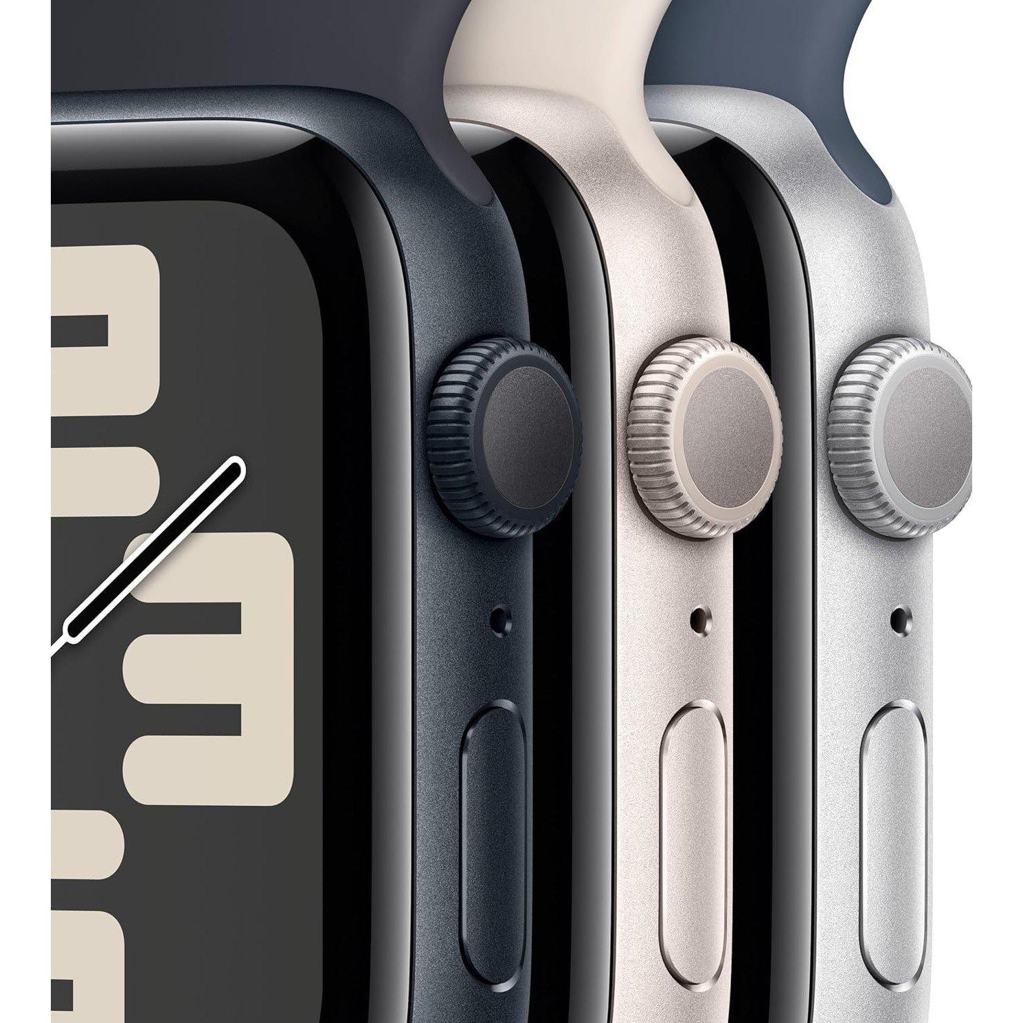 Starlight - Apple - Watch SE 40mm  Sport Band Medium / Large - 5