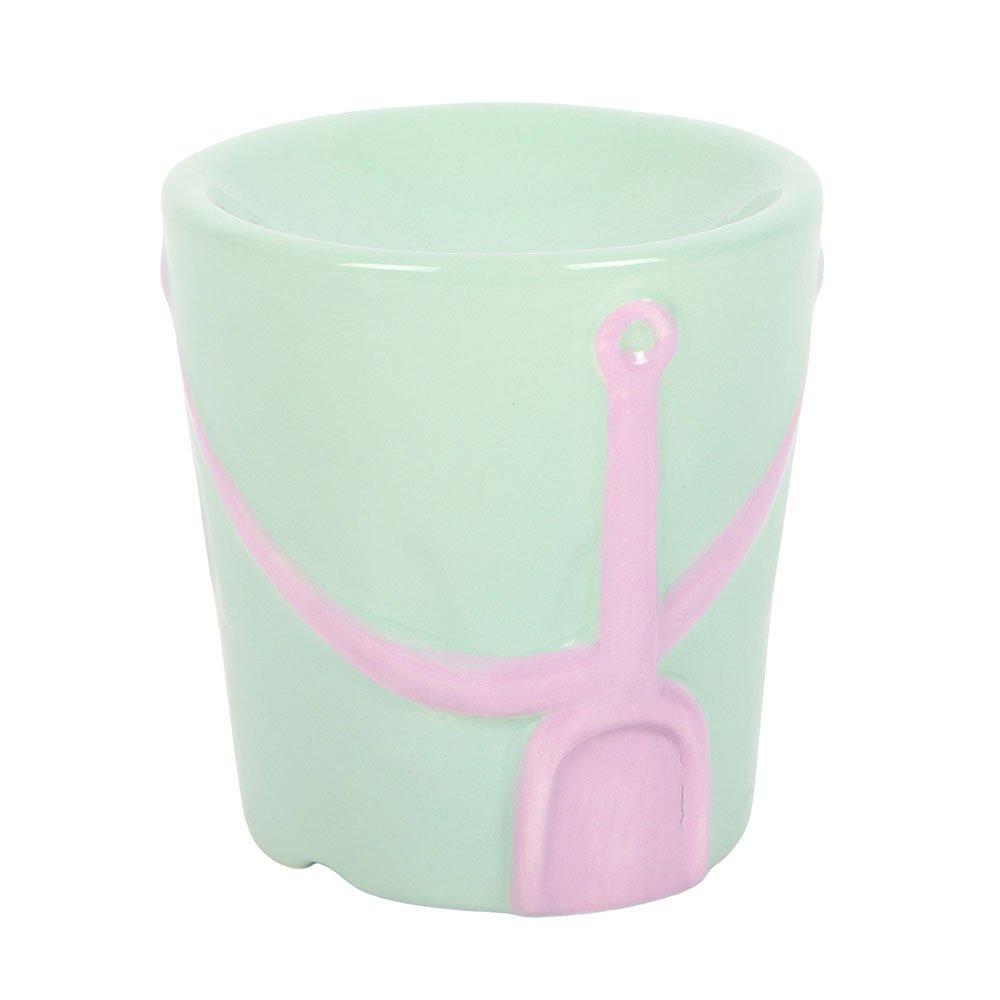Green - Something Different - Pastel Bucket and Spade Oil Burner - 2