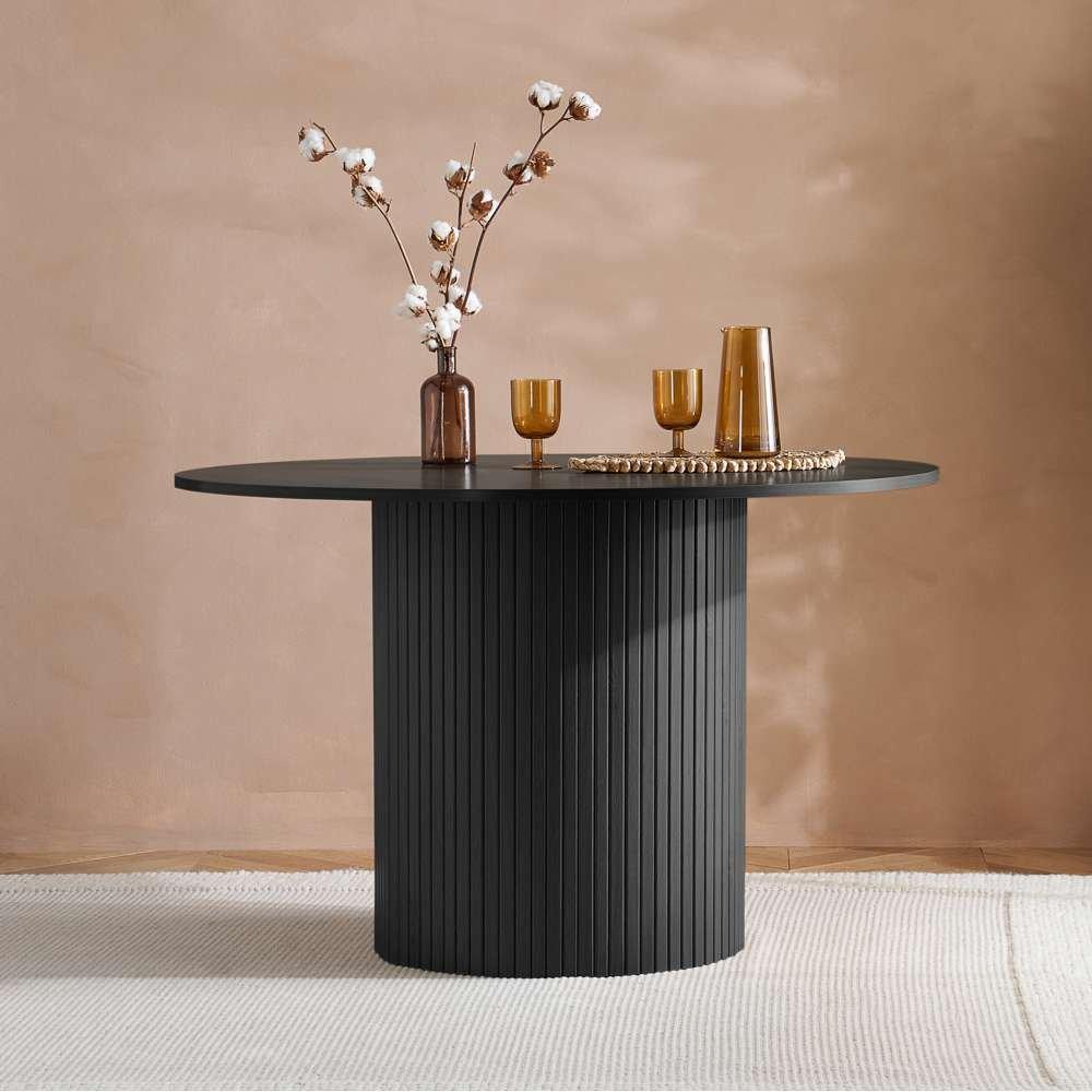 Axel Round Fluted Dining Table