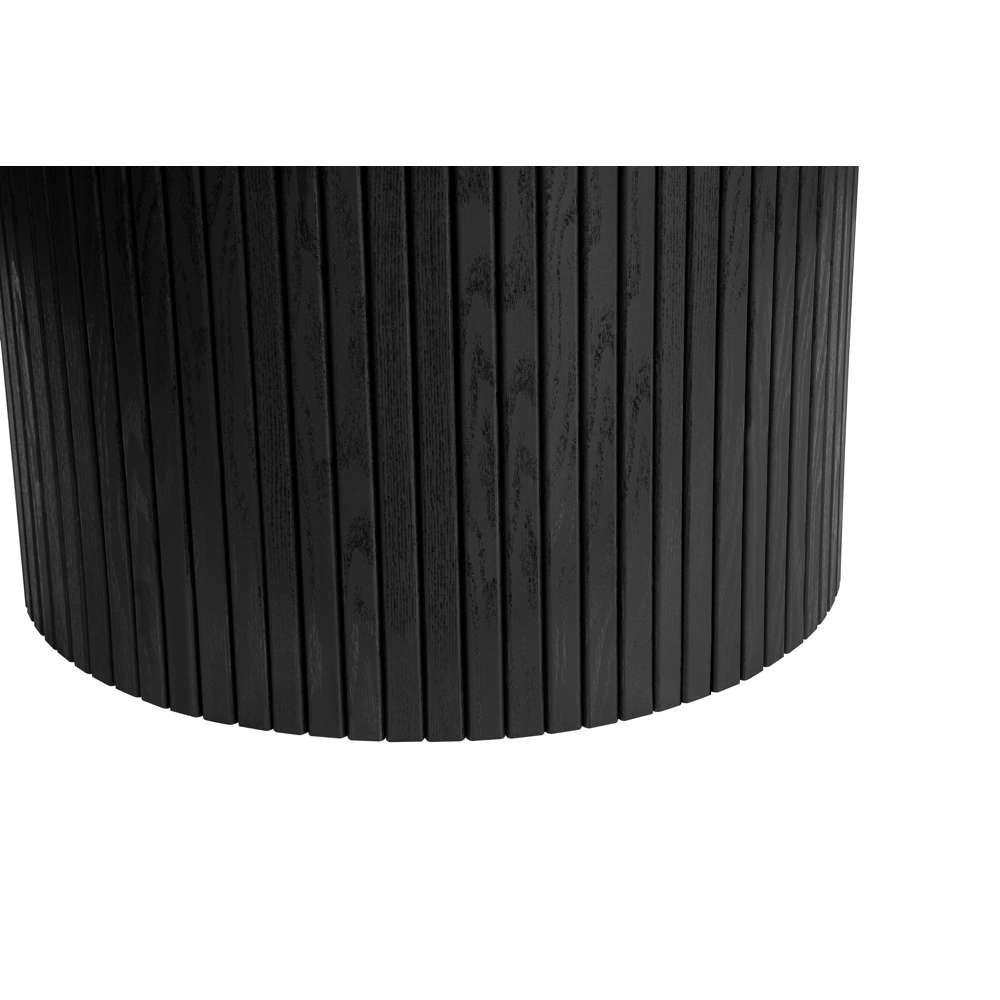 Black - Birlea - Axel Round Fluted Dining Table - 9