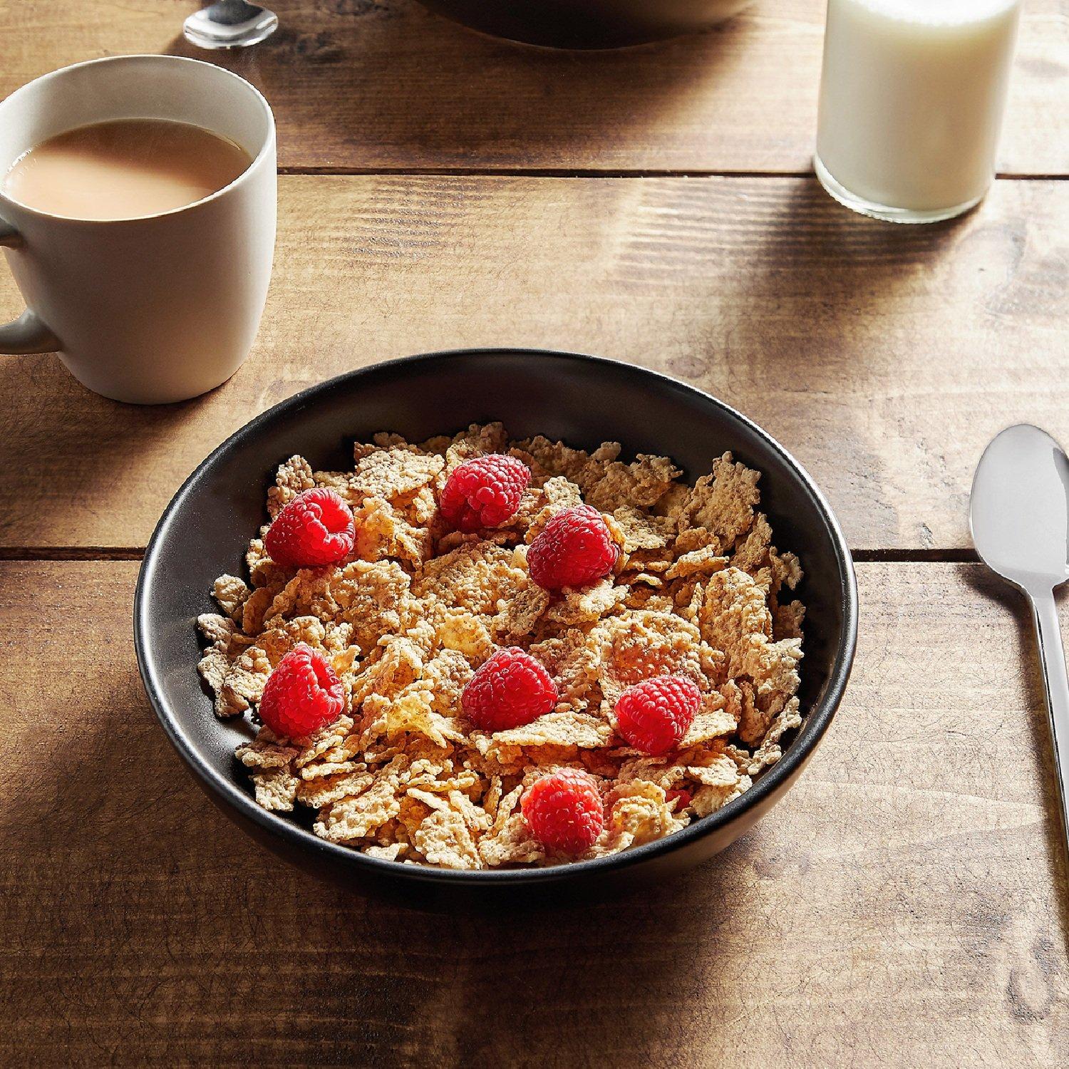 Black - VonShef - Matte Black Pasta Bowl Set – 4 Piece - 6