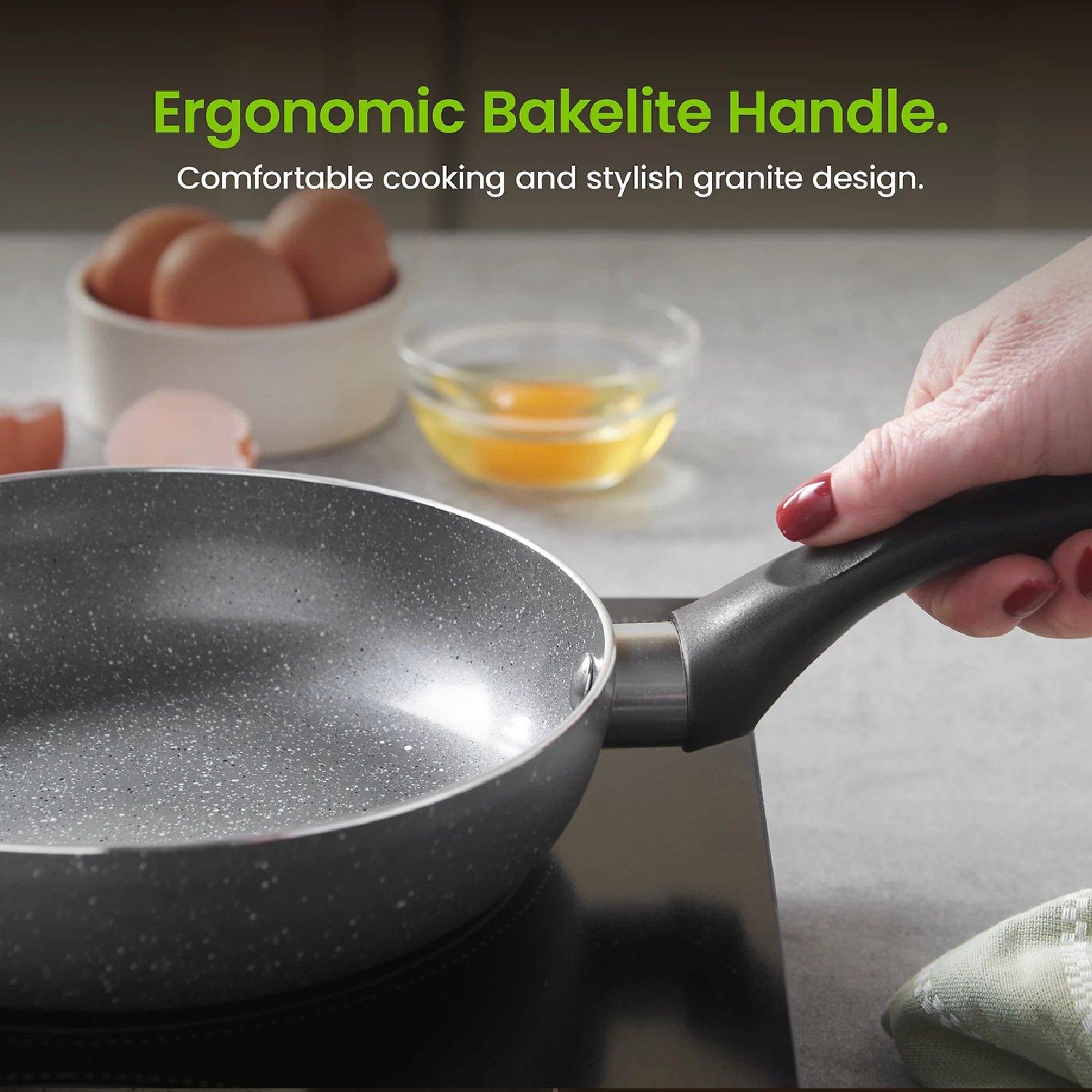 Granite - VonShef - Granite Effect Pans - 8 Piece Set - 5