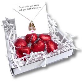 Aye Do Ballet Shoes Charm Necklace Mini Gift Hamper