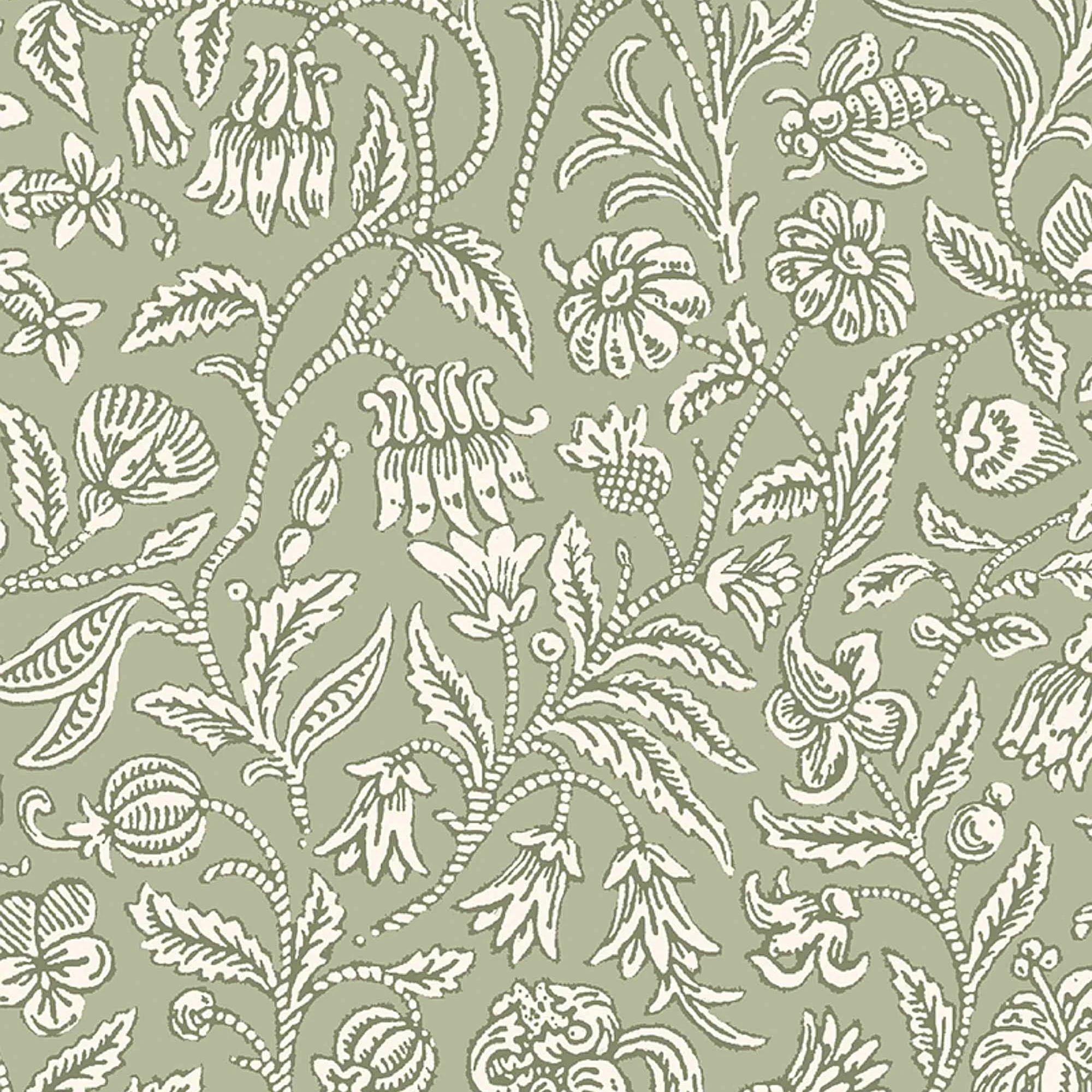 Sage Green - Laura Ashley - Elmdon Wallpaper - 4