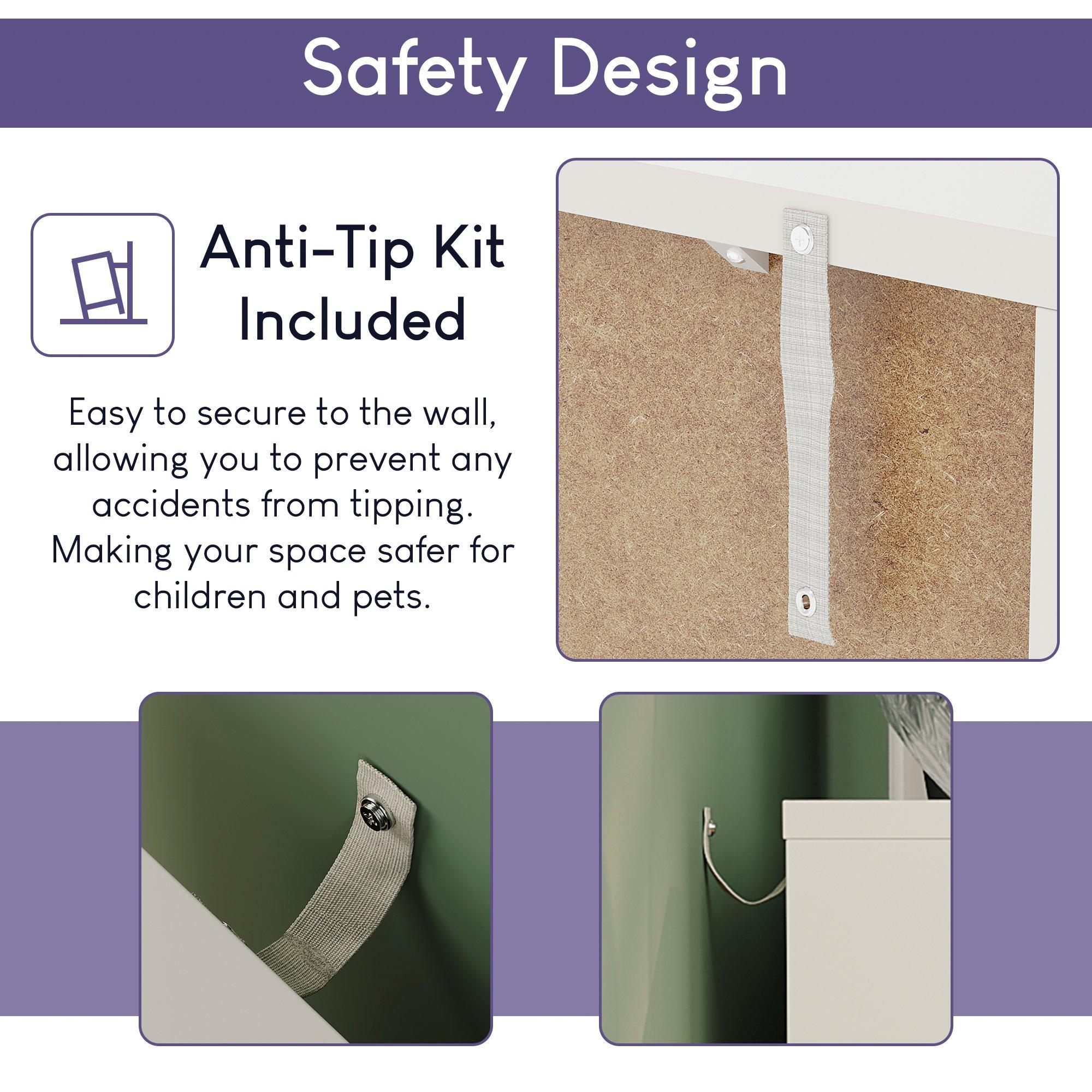 Oak & White - Lassic - Vida Designs 3 Door 1 Drawer Sideboard Storage - 9