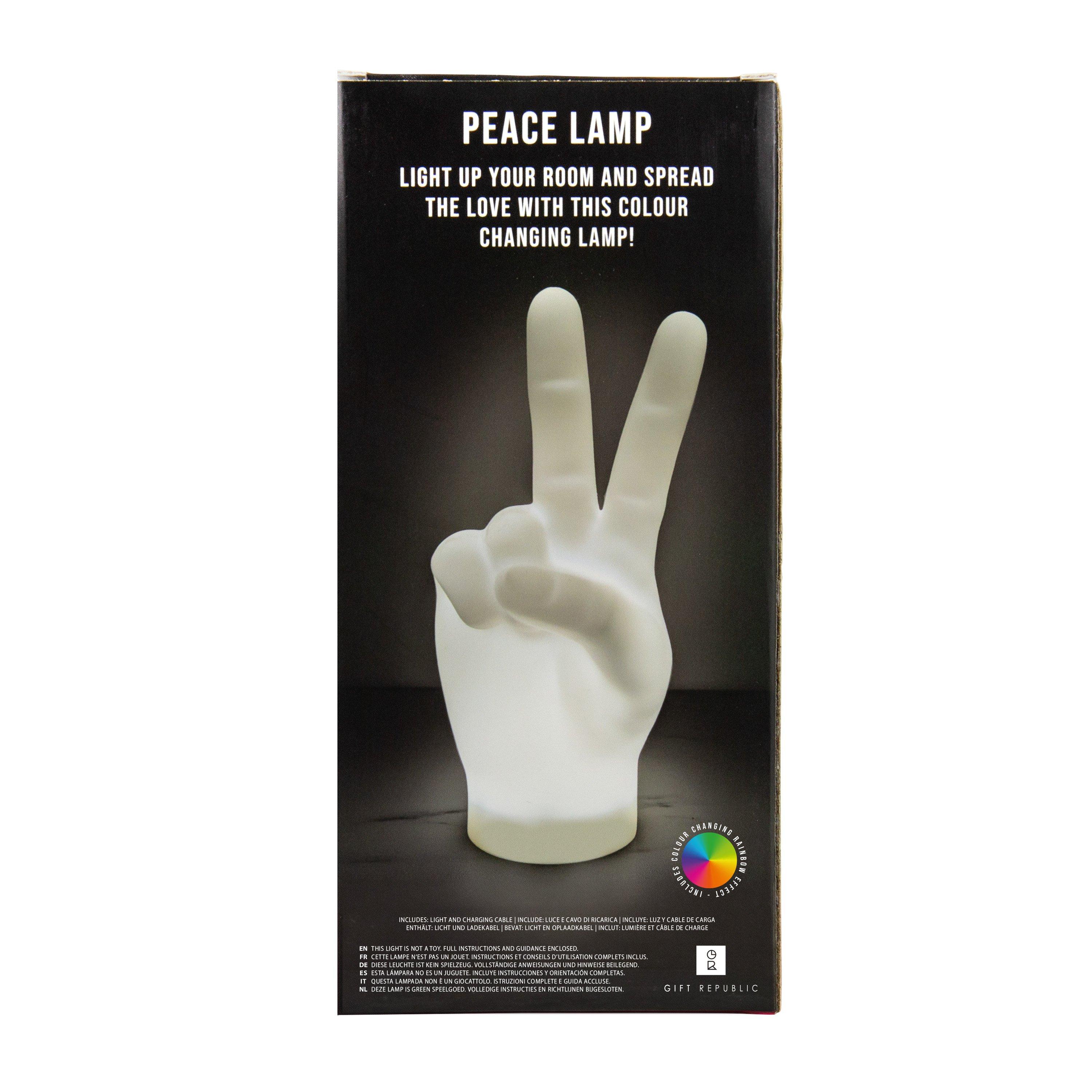 Multi - Gift Republic - Peace Sign Hand Light - 6