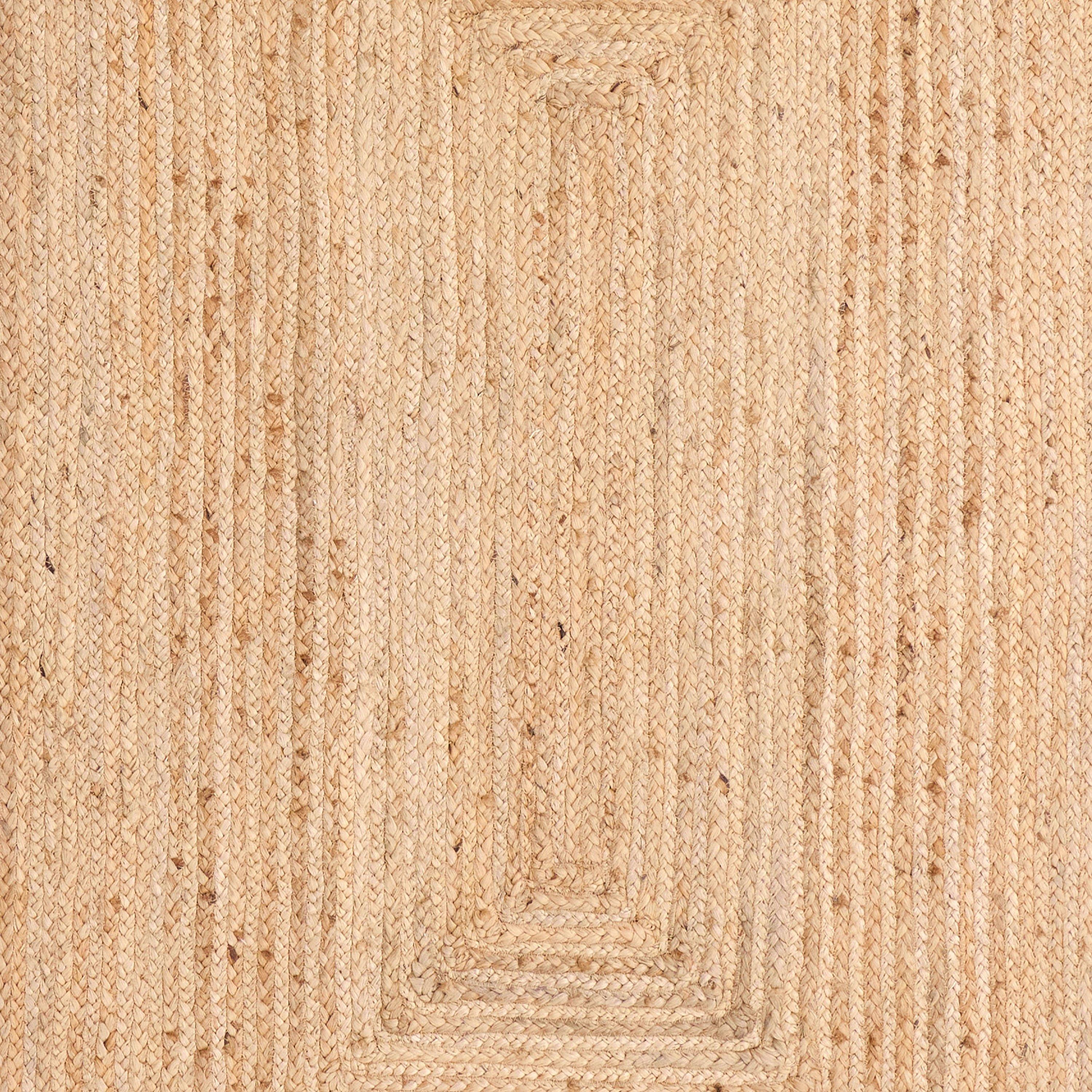 Orange - Origin - Jute Scalloped Edge Rug - 5
