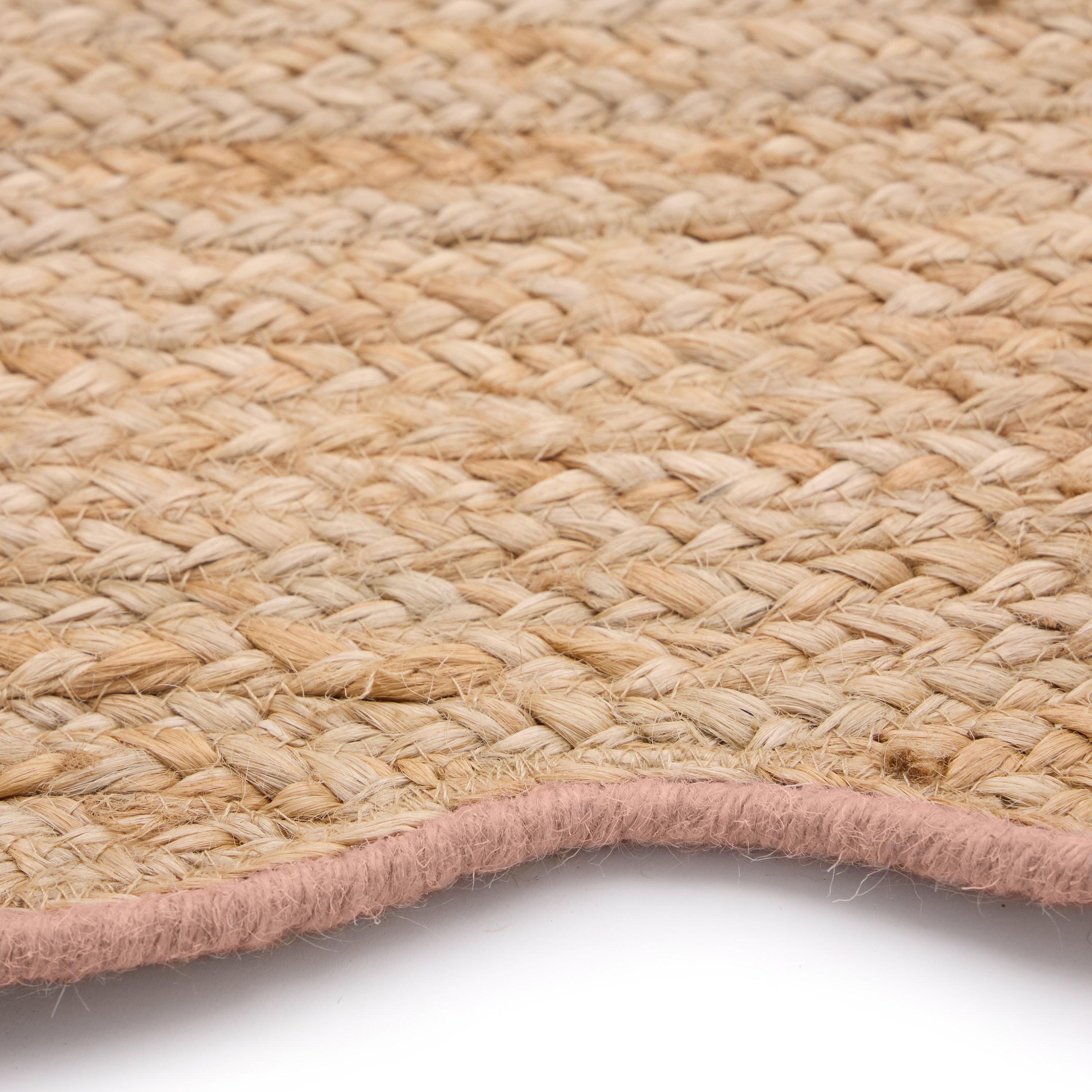 Orange - Origin - Jute Scalloped Edge Rug - 3