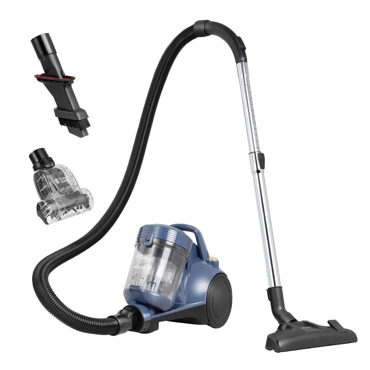 Blue And Gold - Russell Hobbs - RHCV3602BG Atlas2 Pet Cylinder Vacuum -Blue & Gold - 1