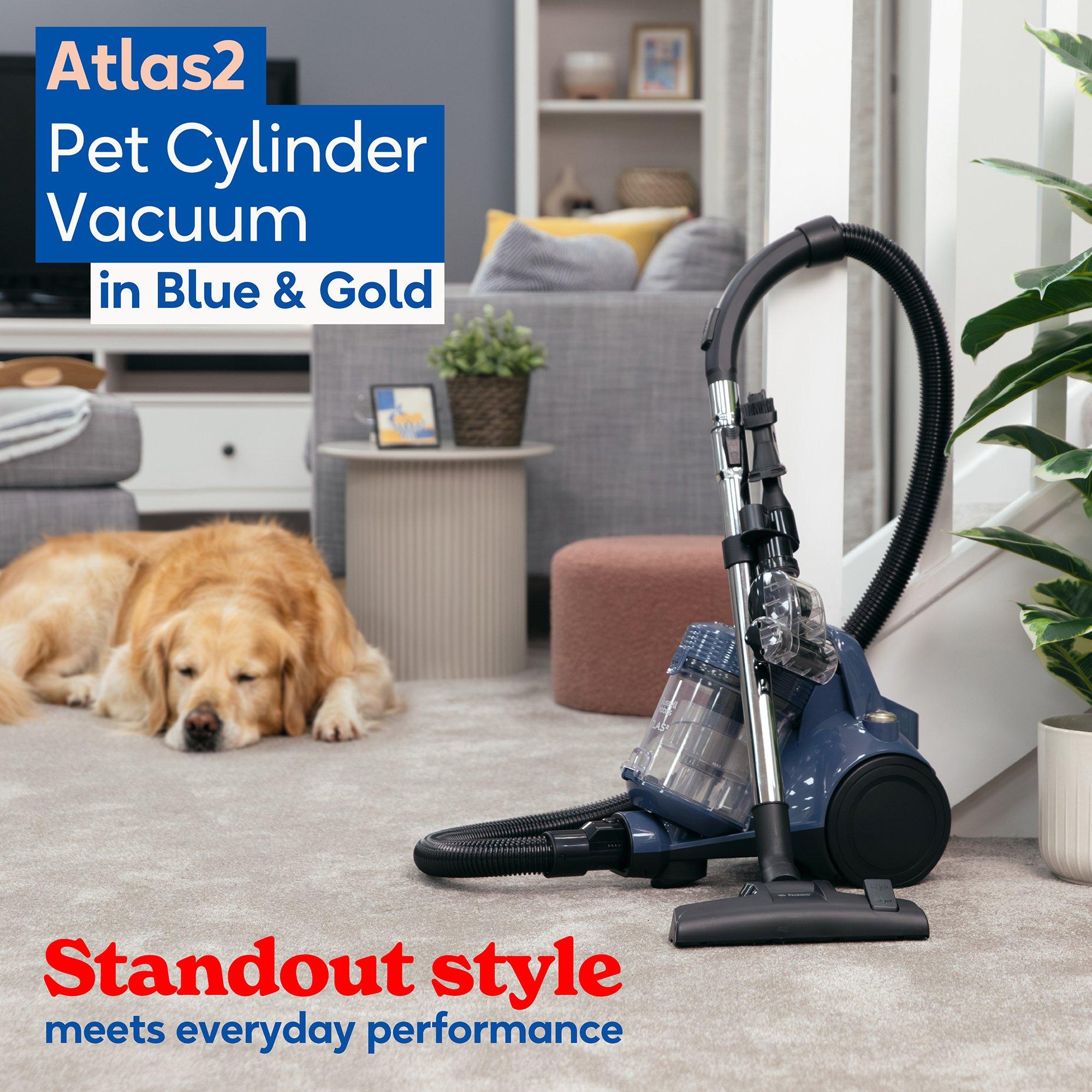 Blue And Gold - Russell Hobbs - RHCV3602BG Atlas2 Pet Cylinder Vacuum -Blue & Gold - 4